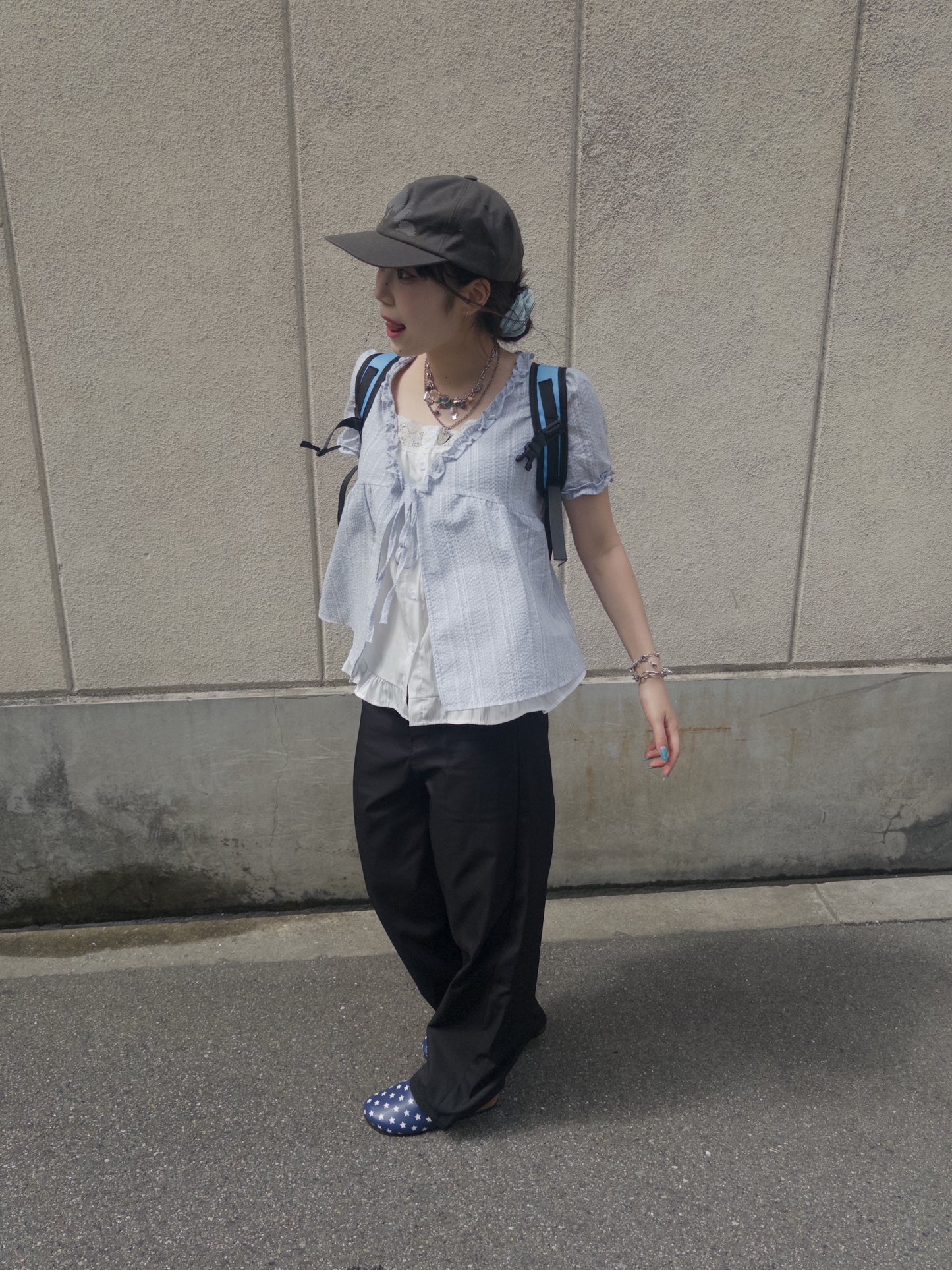 ワイドスラックスパンツ DPB89029