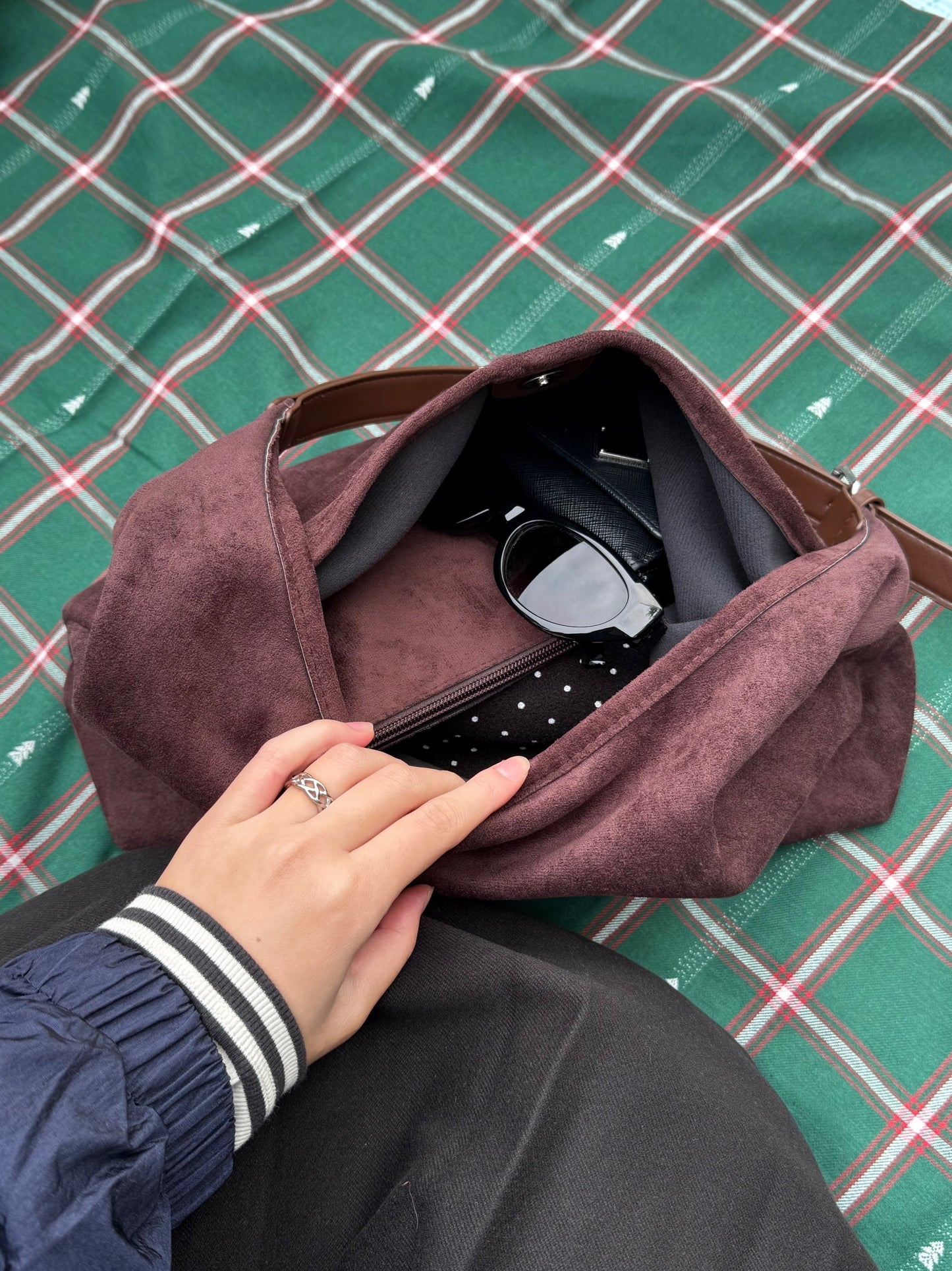 スエードトートバッグ DPB93048