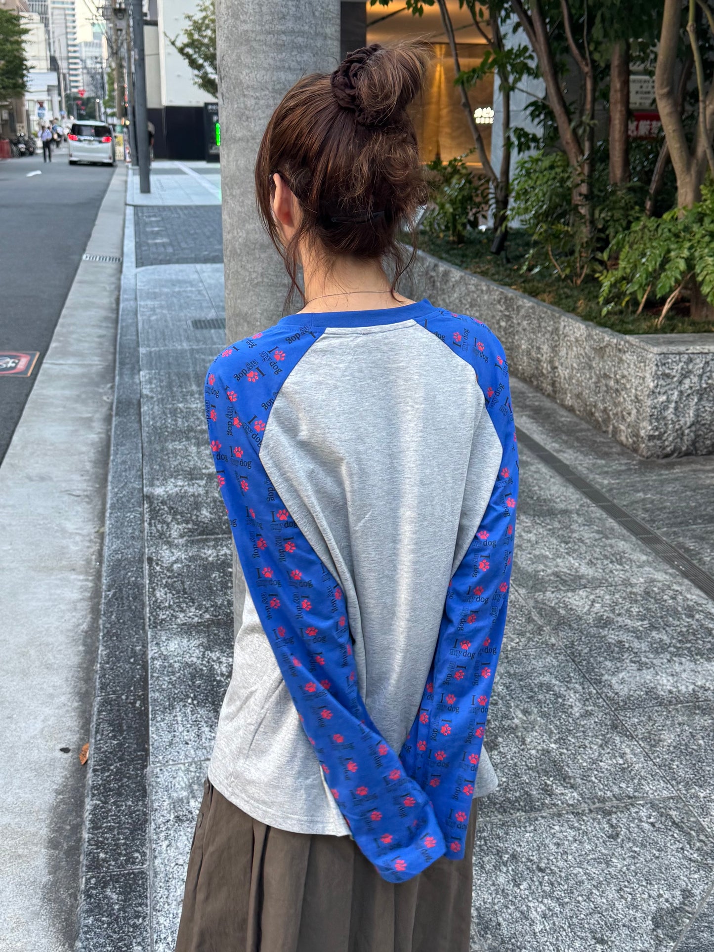 dogラグランTシャツ DPB85332