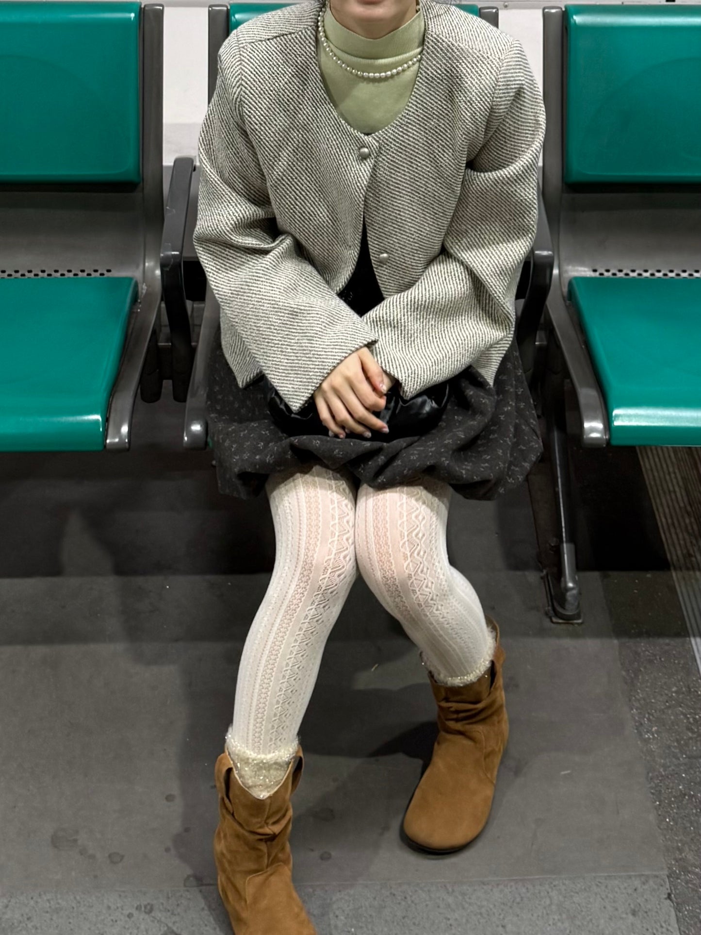 ミニフラワーバルーンワンピース&シュシュ DPA43715