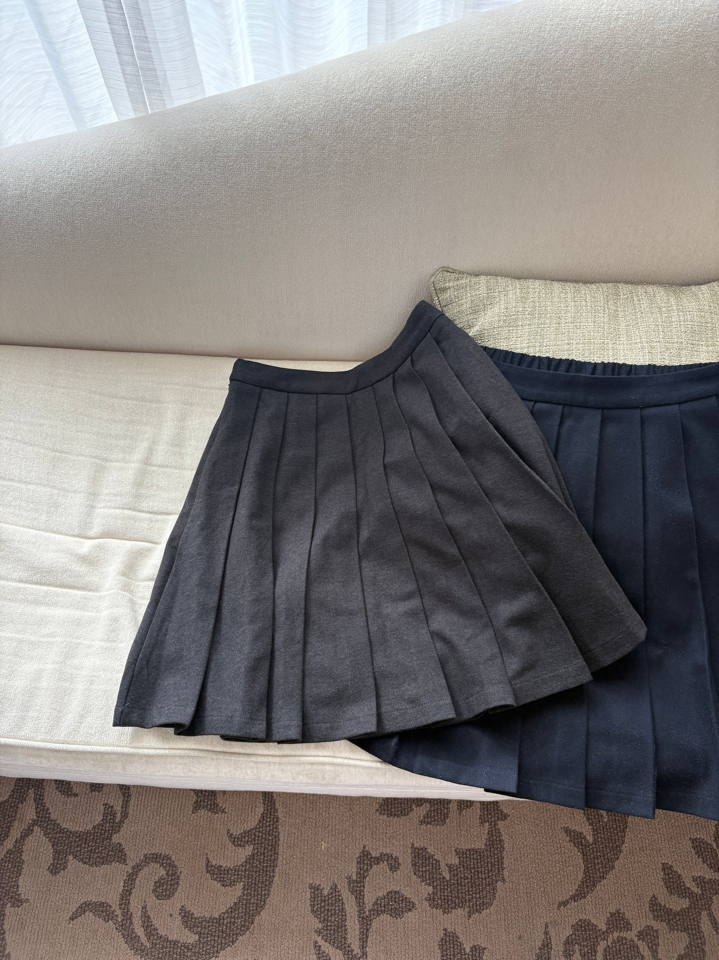 フロントプリーツミニスカート DPA43725