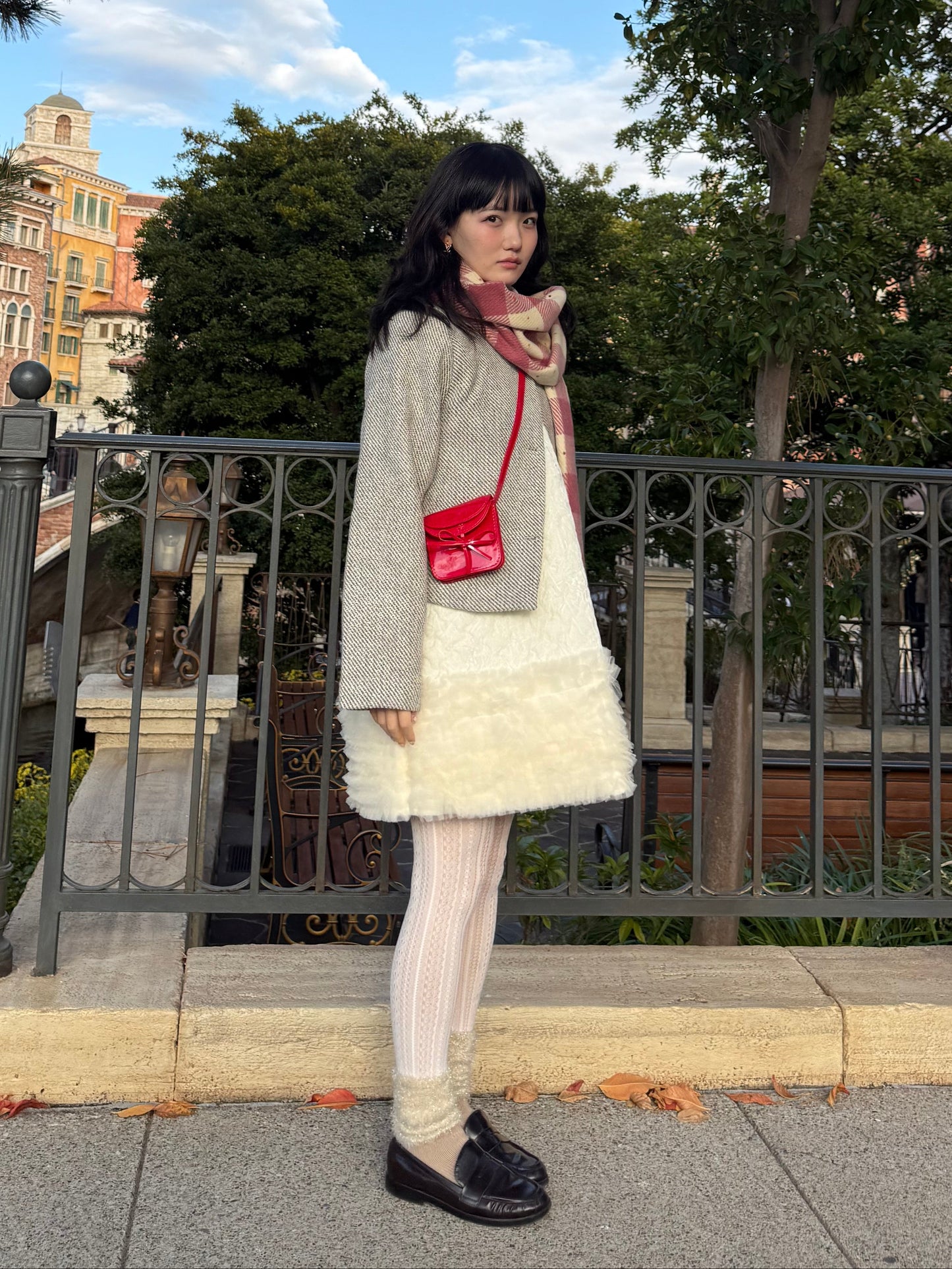 キルティングファーワンピース DPA43712