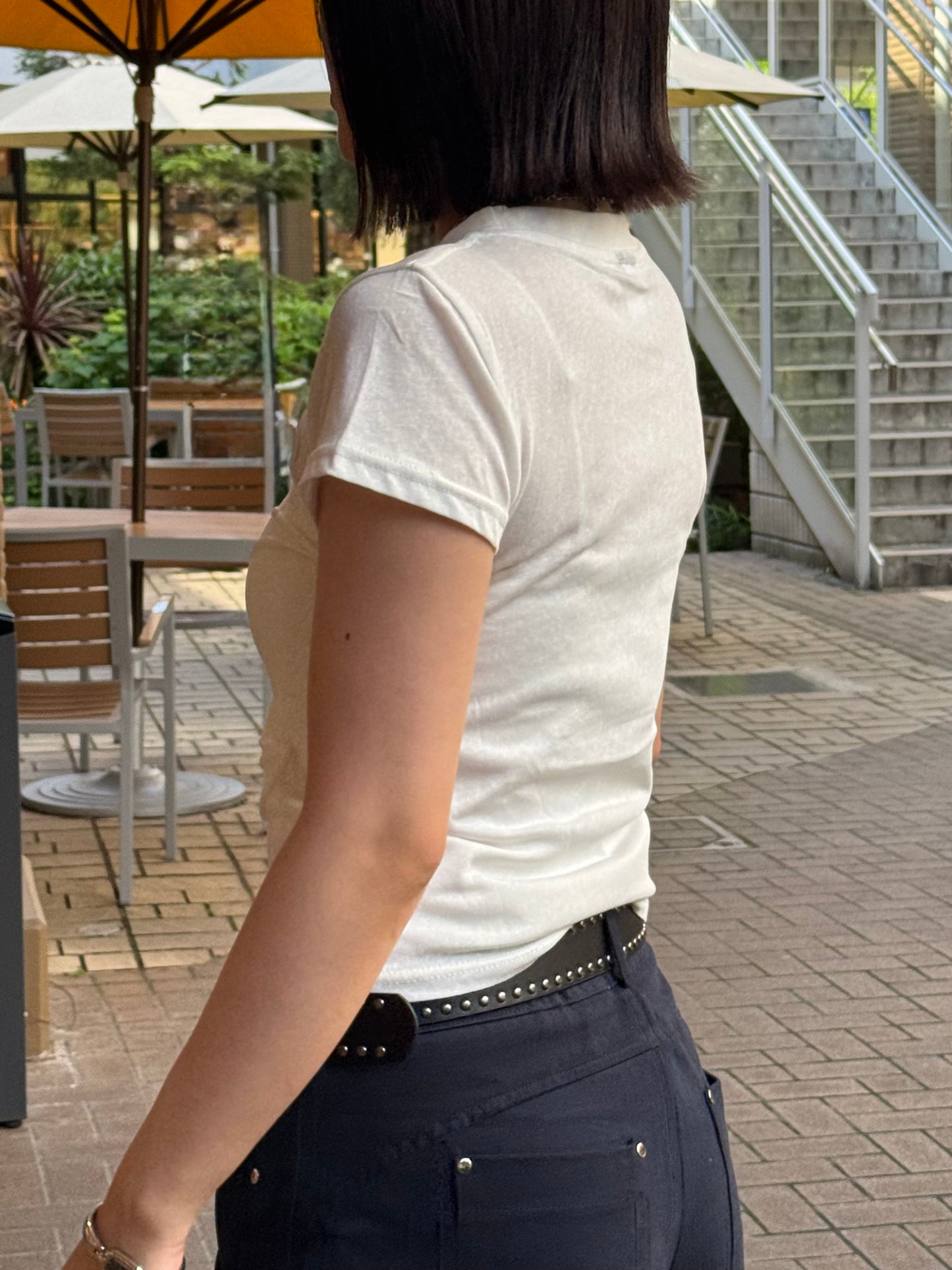 エンボスラインアートTシャツ DPB93111