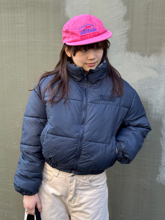 リバーシブルチェック中綿ジャケット DPB91075