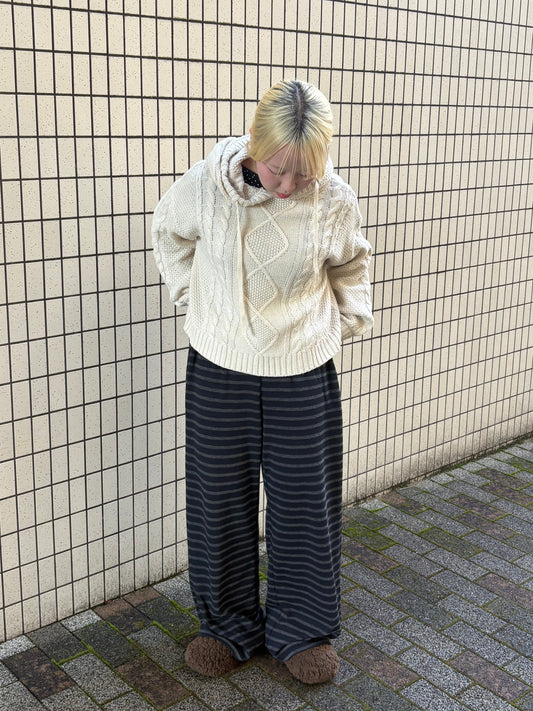 ボーダースウェットパンツ DPB97057