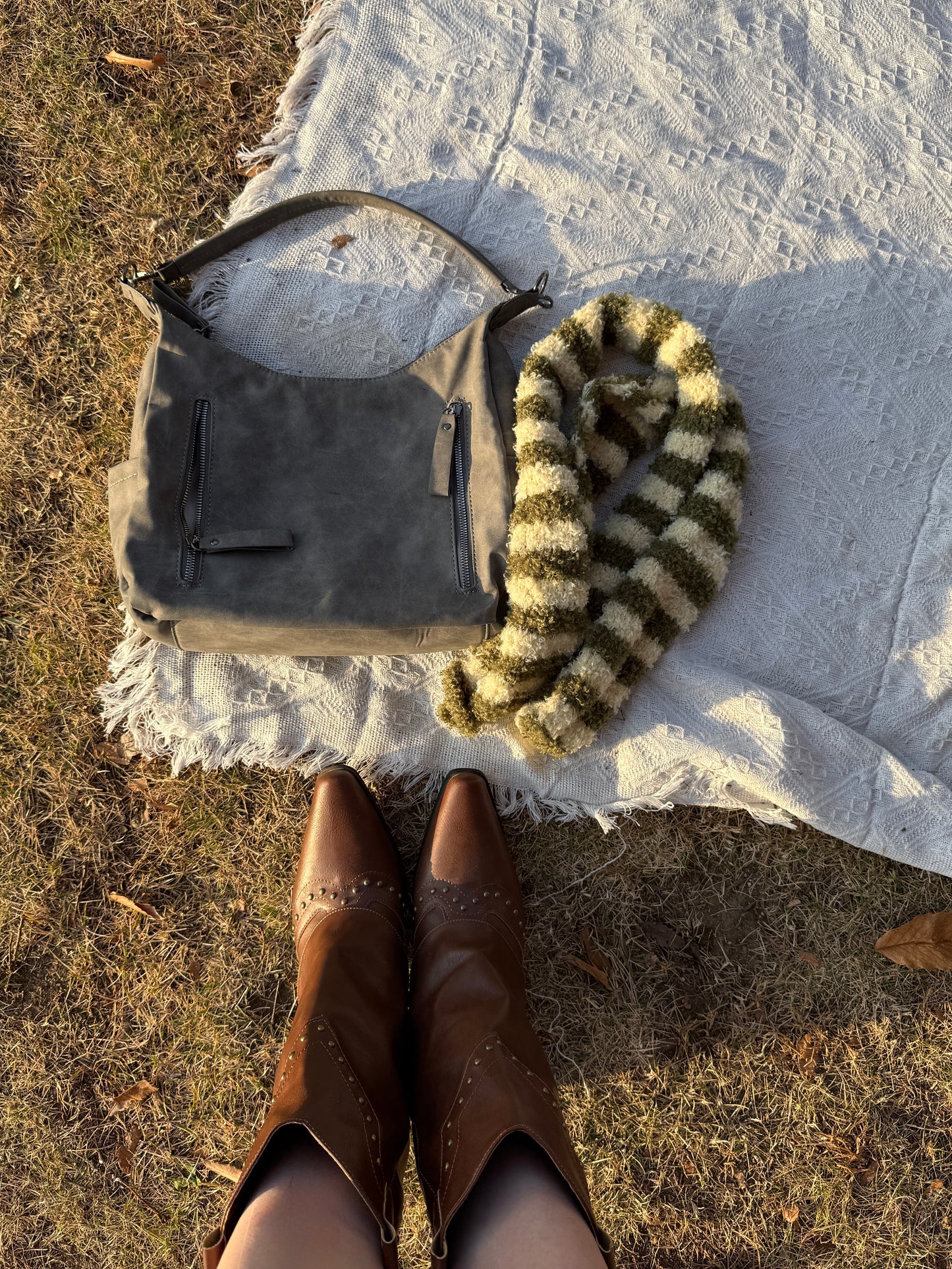 スエードショルダーバッグ DPC01019