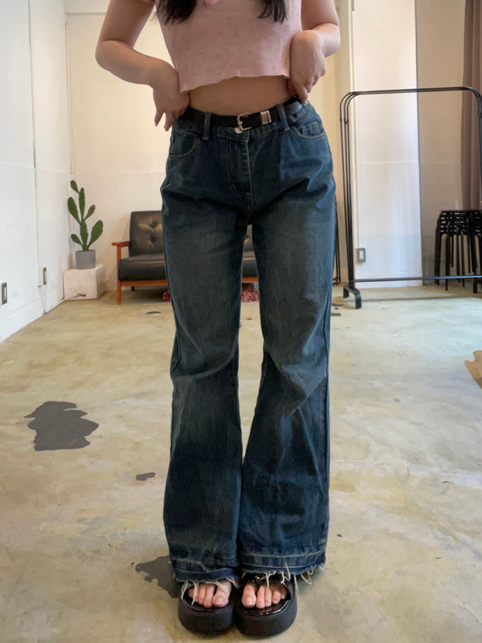 ウォッシュ加工デニムパンツ DPB74007