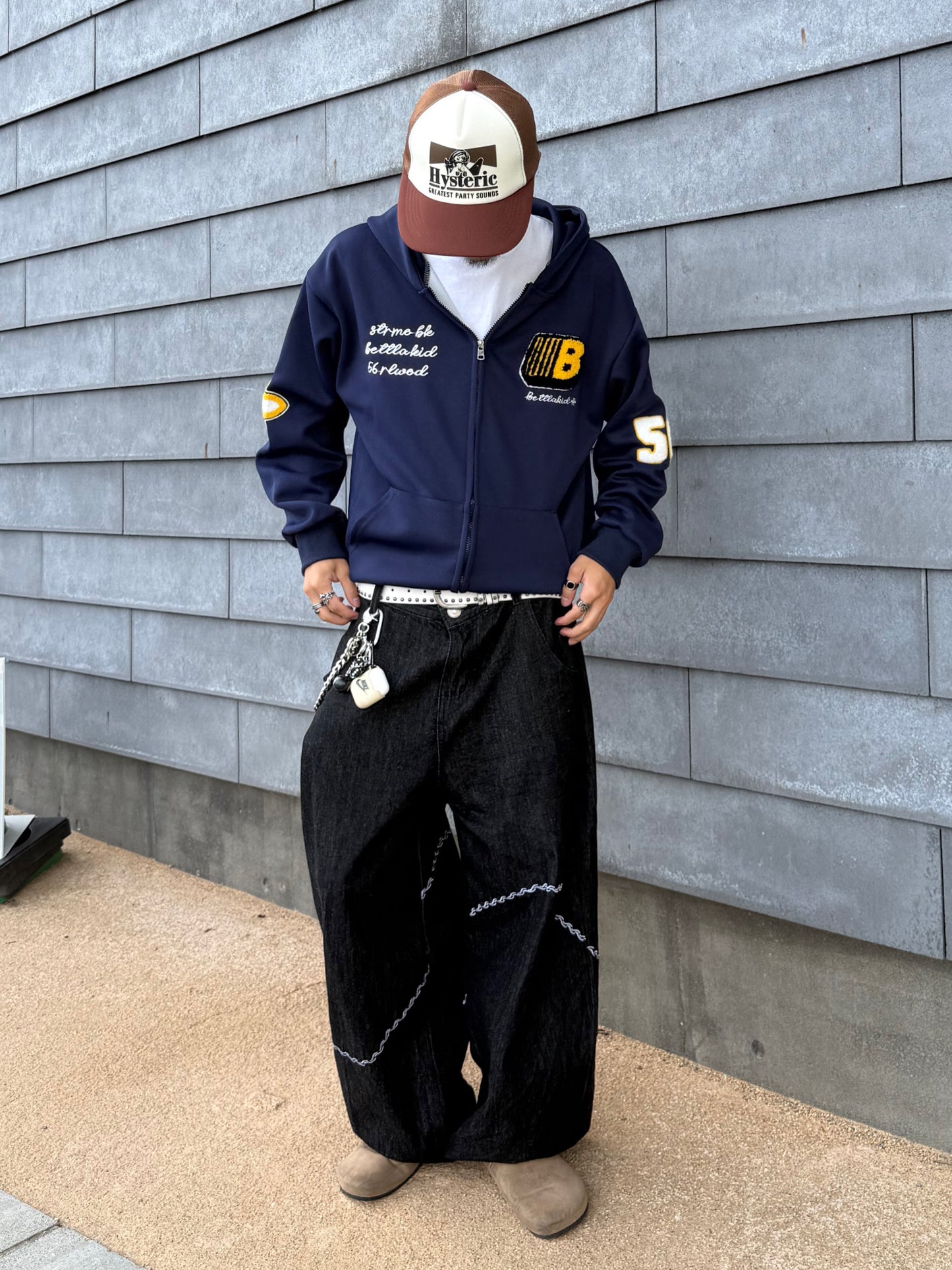 ポイントロゴジップパーカー DPB90061