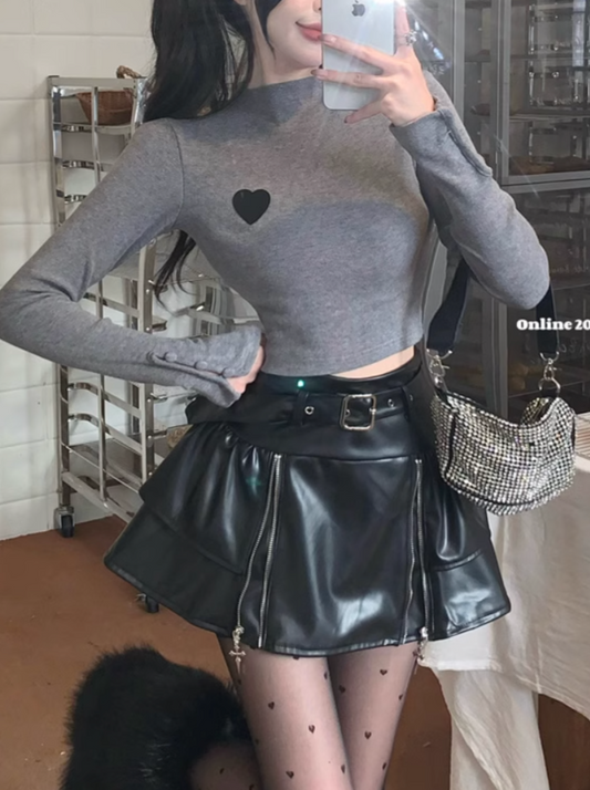 ワンポイントハートトップス DPB71286