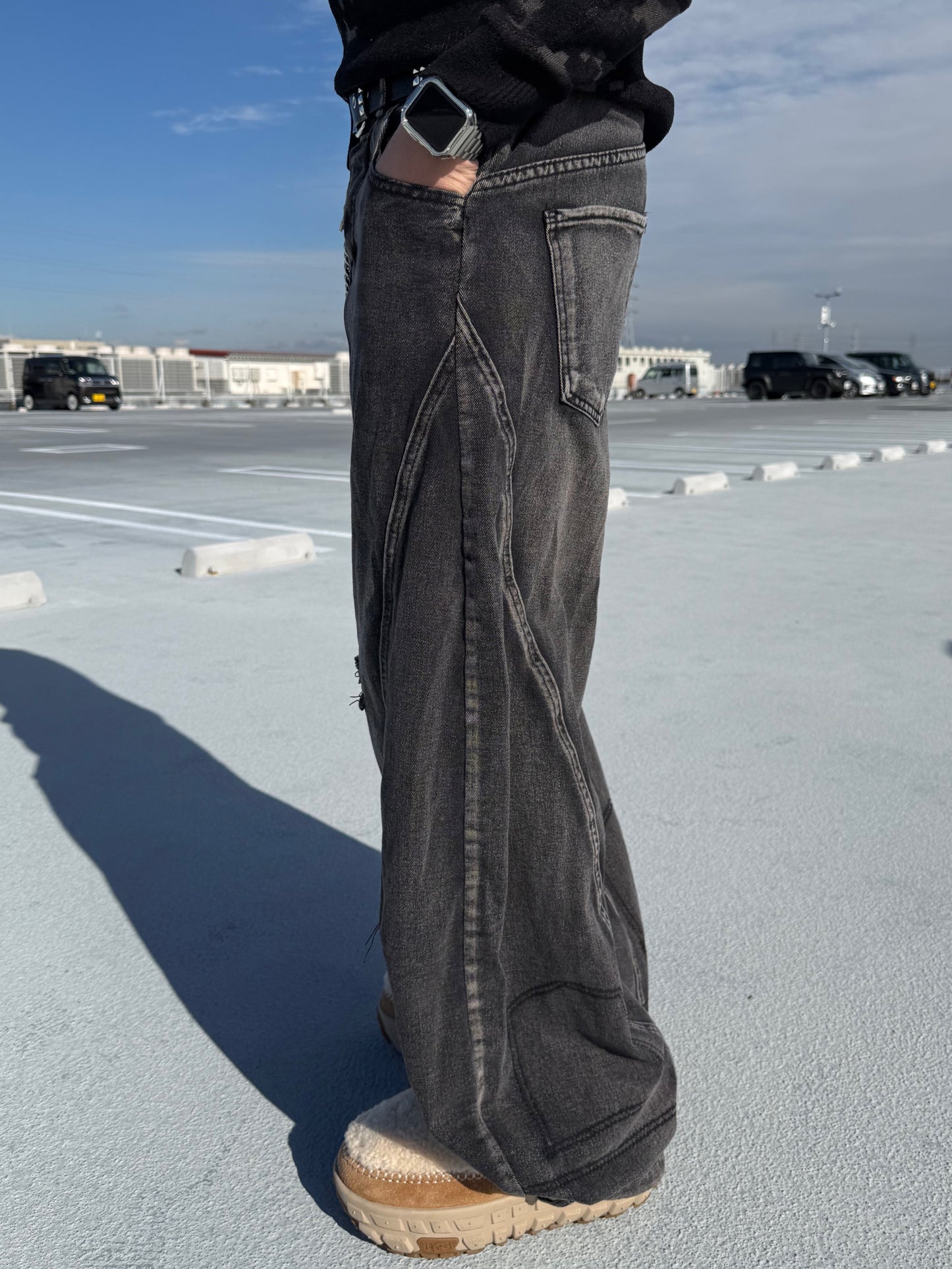 ダメージデザインデニムパンツ DPB90140