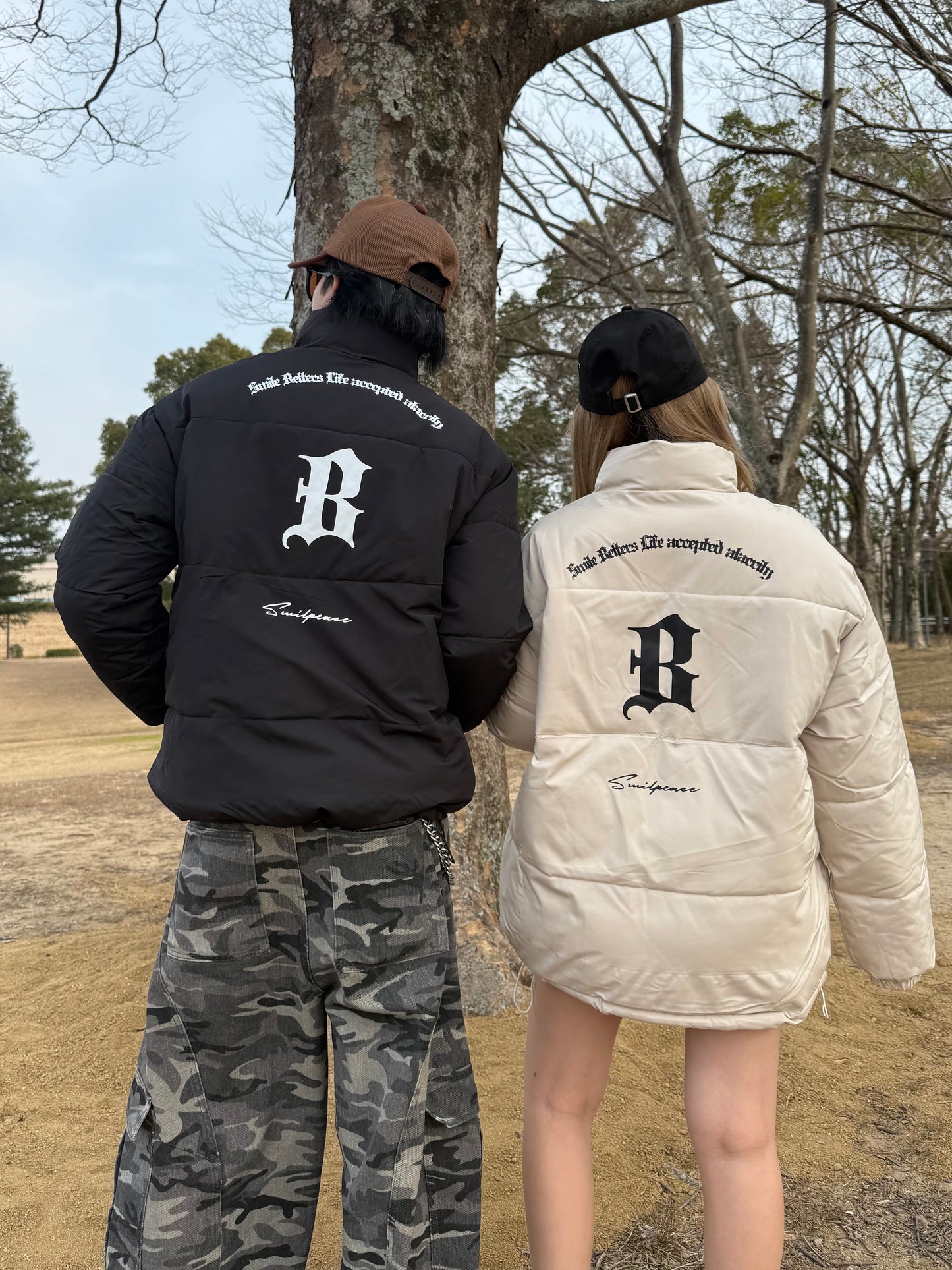 ユニセックスロゴダウン DPB73584