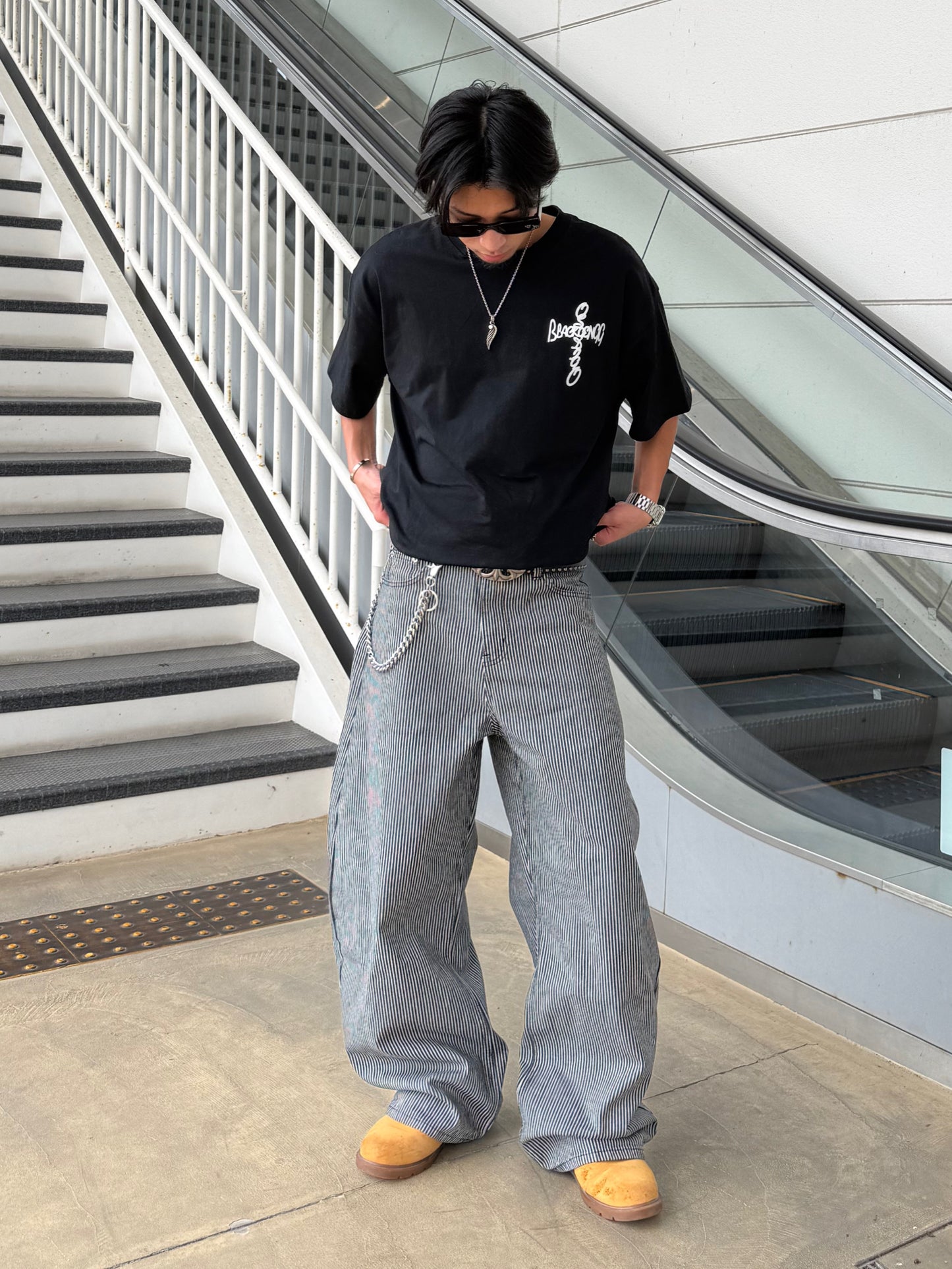 ストライプデニムパンツ DPB90222