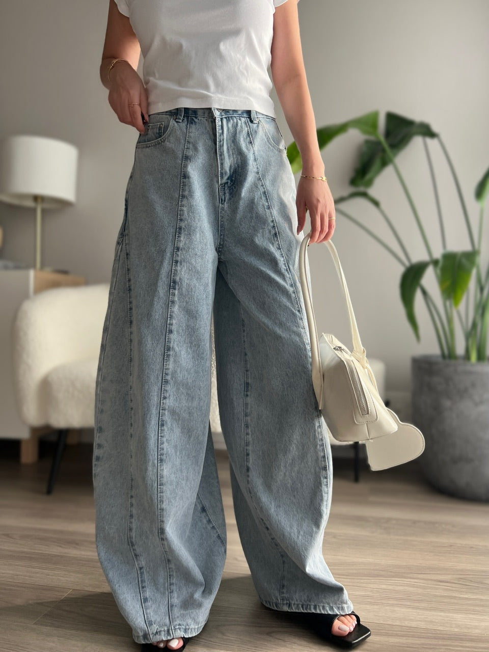 カーブシルエットデニムパンツ DPB56325