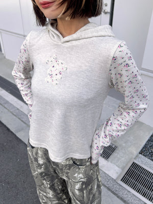 フラワープリントデザインスウェット DPB79242