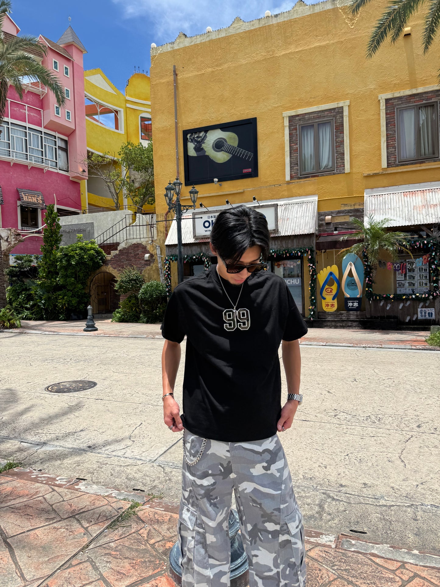 【即納】99カモフラロゴTシャツ DPB73675S