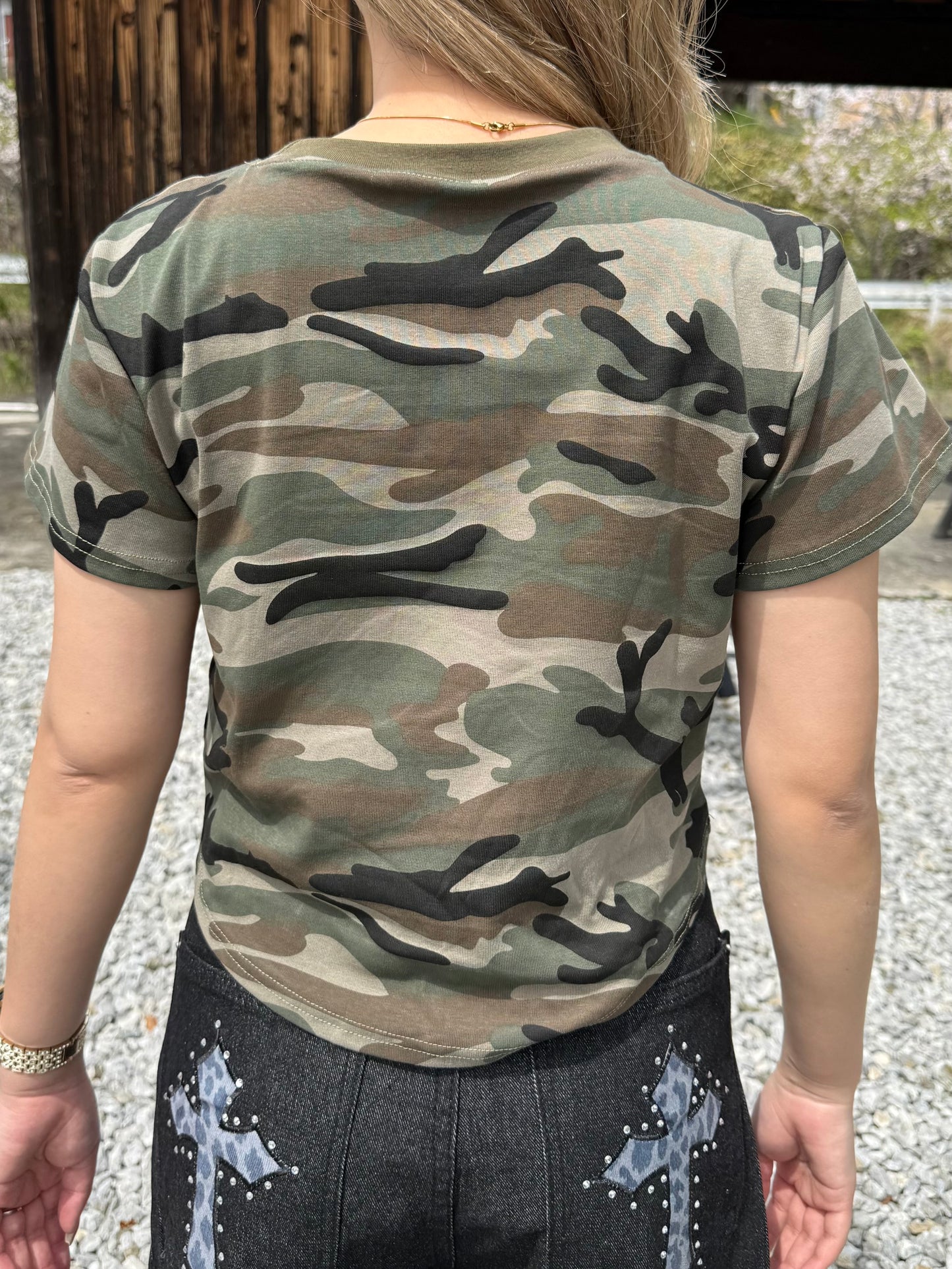 カモフラショートTシャツ DPB73619