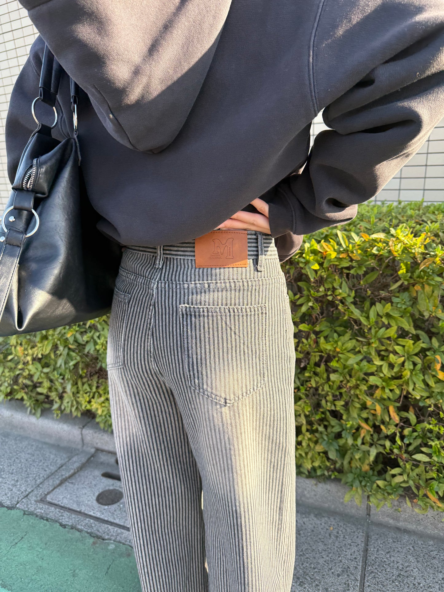 ストライプストレートパンツ DPB93086