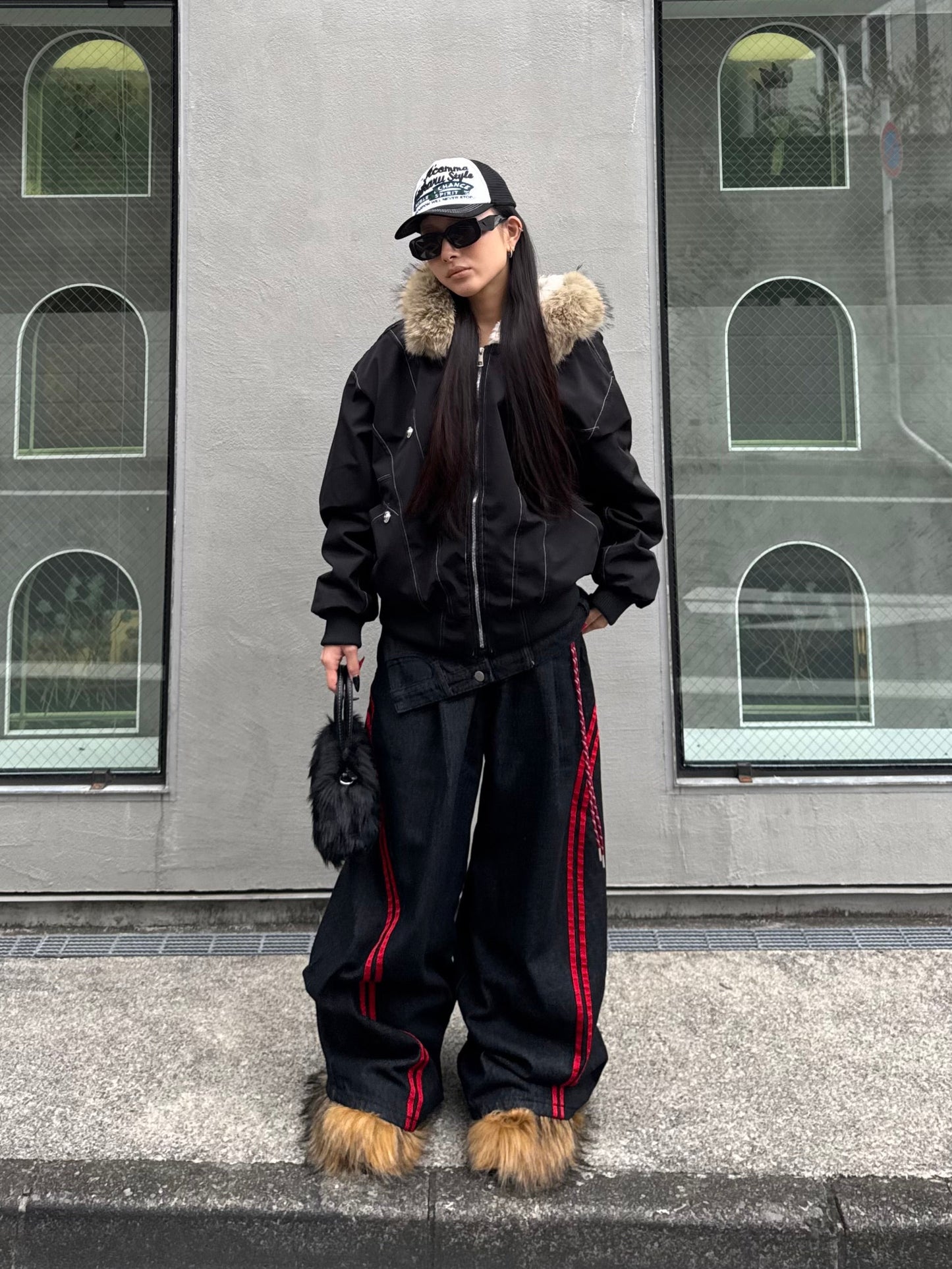 サイドラインスカートパンツ DPB86158