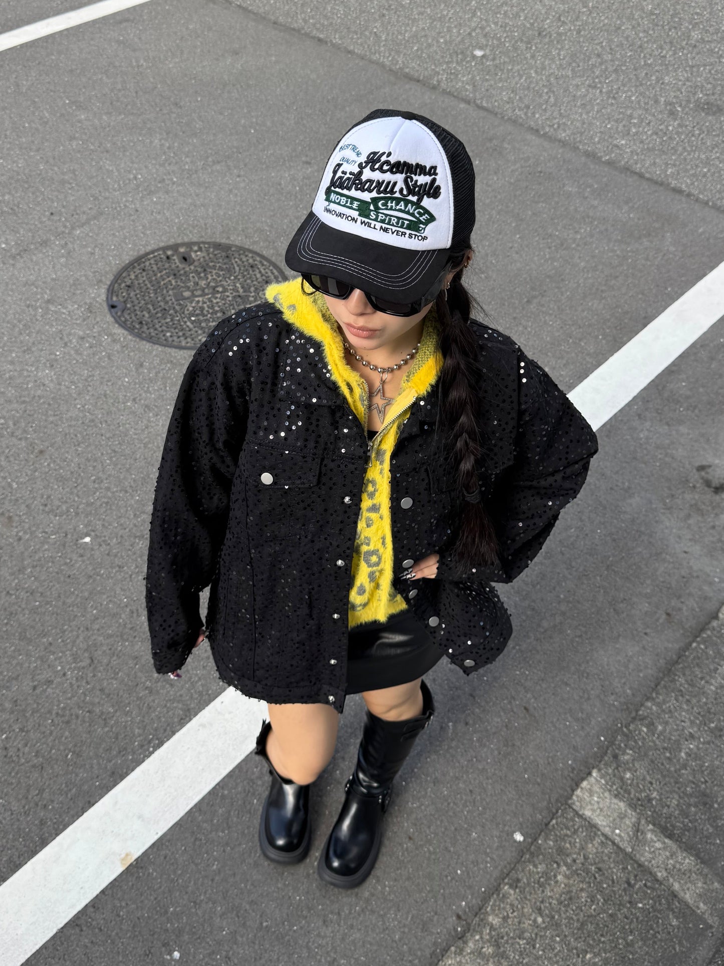 レオパードジップニット DPB86143