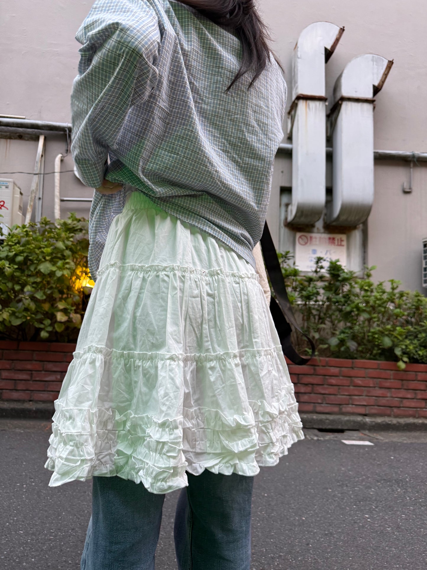 ホワイトレーススカート DPA43685