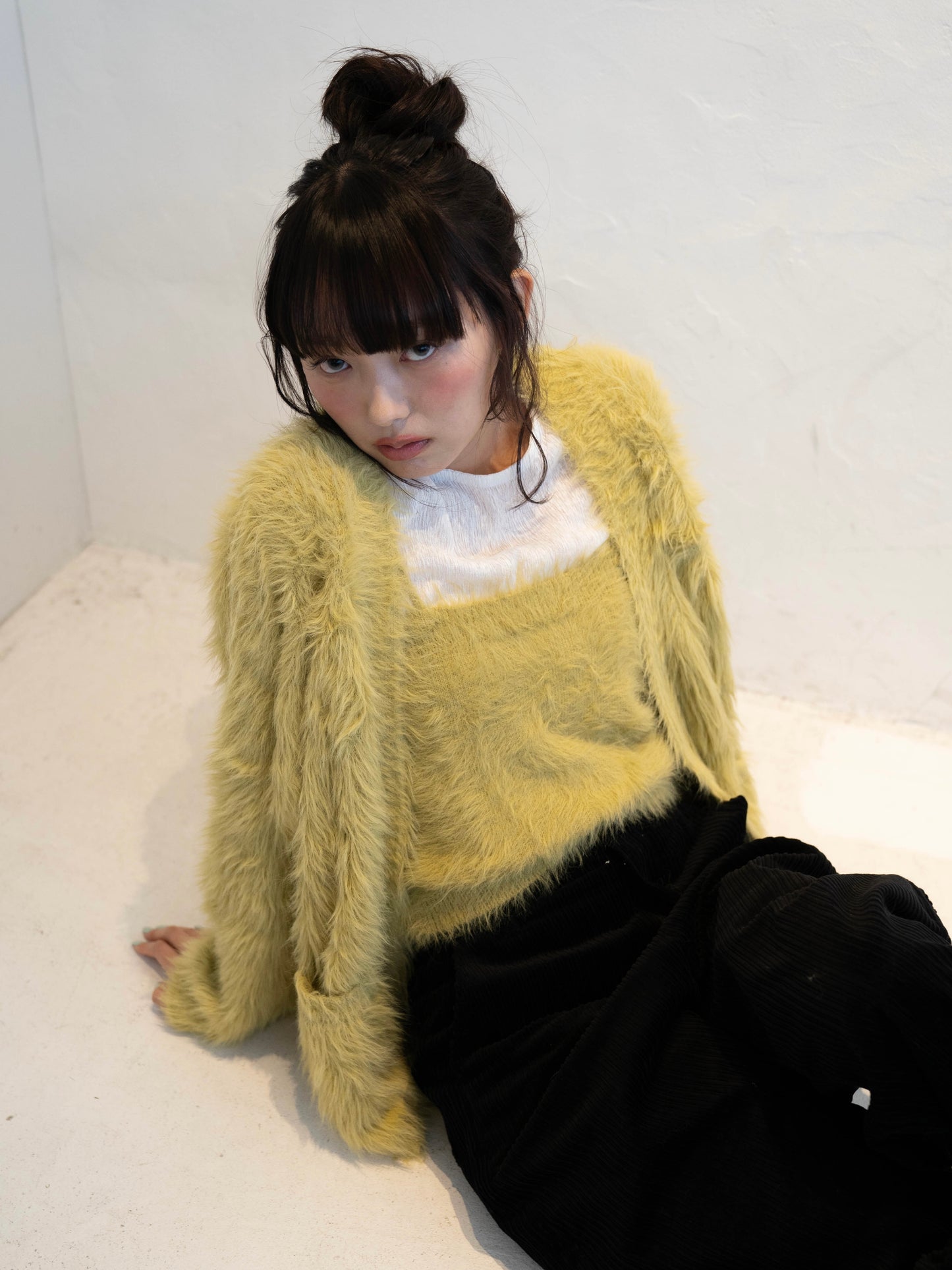 シャギーニットカーディガン DPC02003