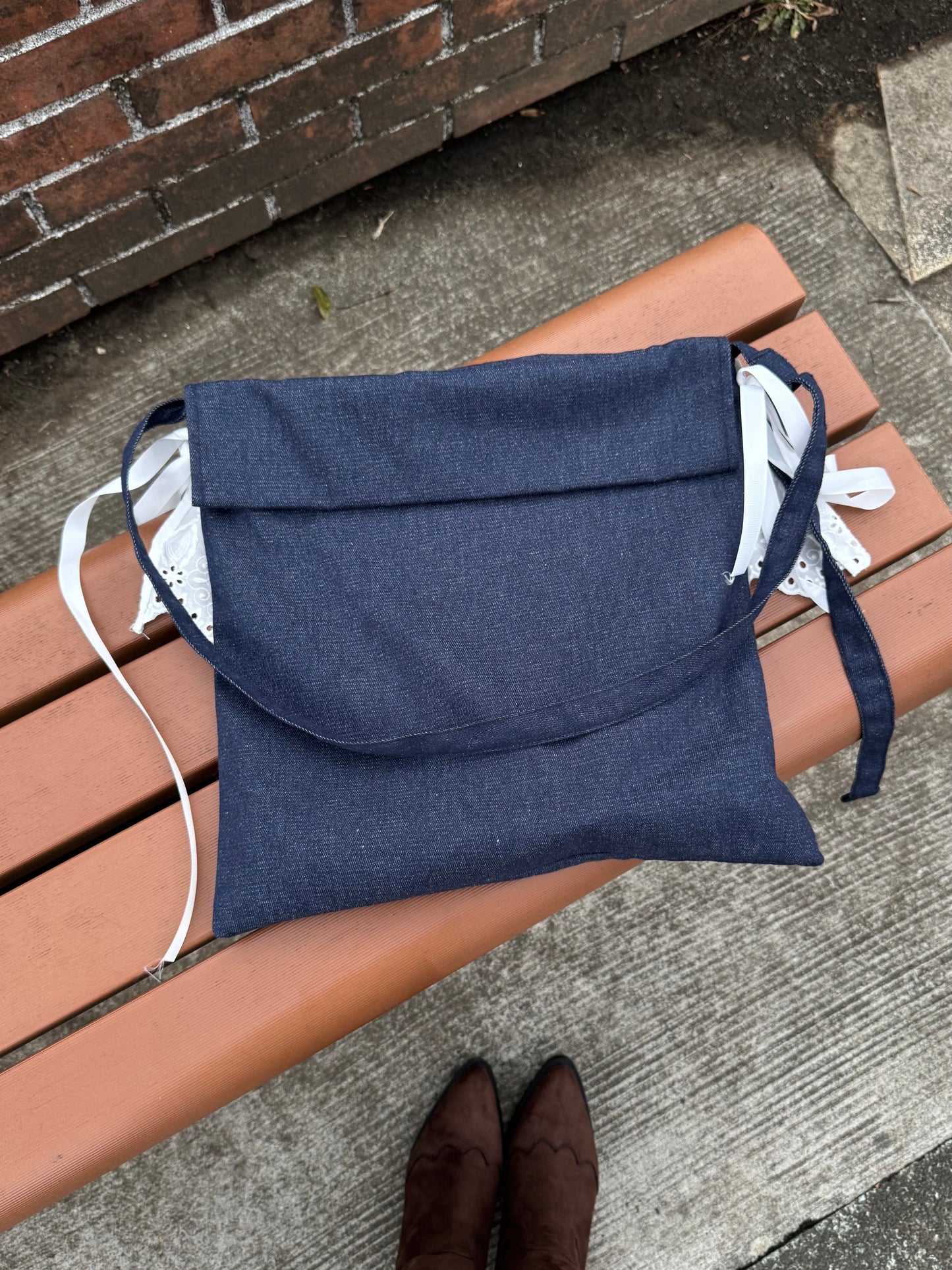 エンジェルレースデニムショルダーバッグ DPC03028