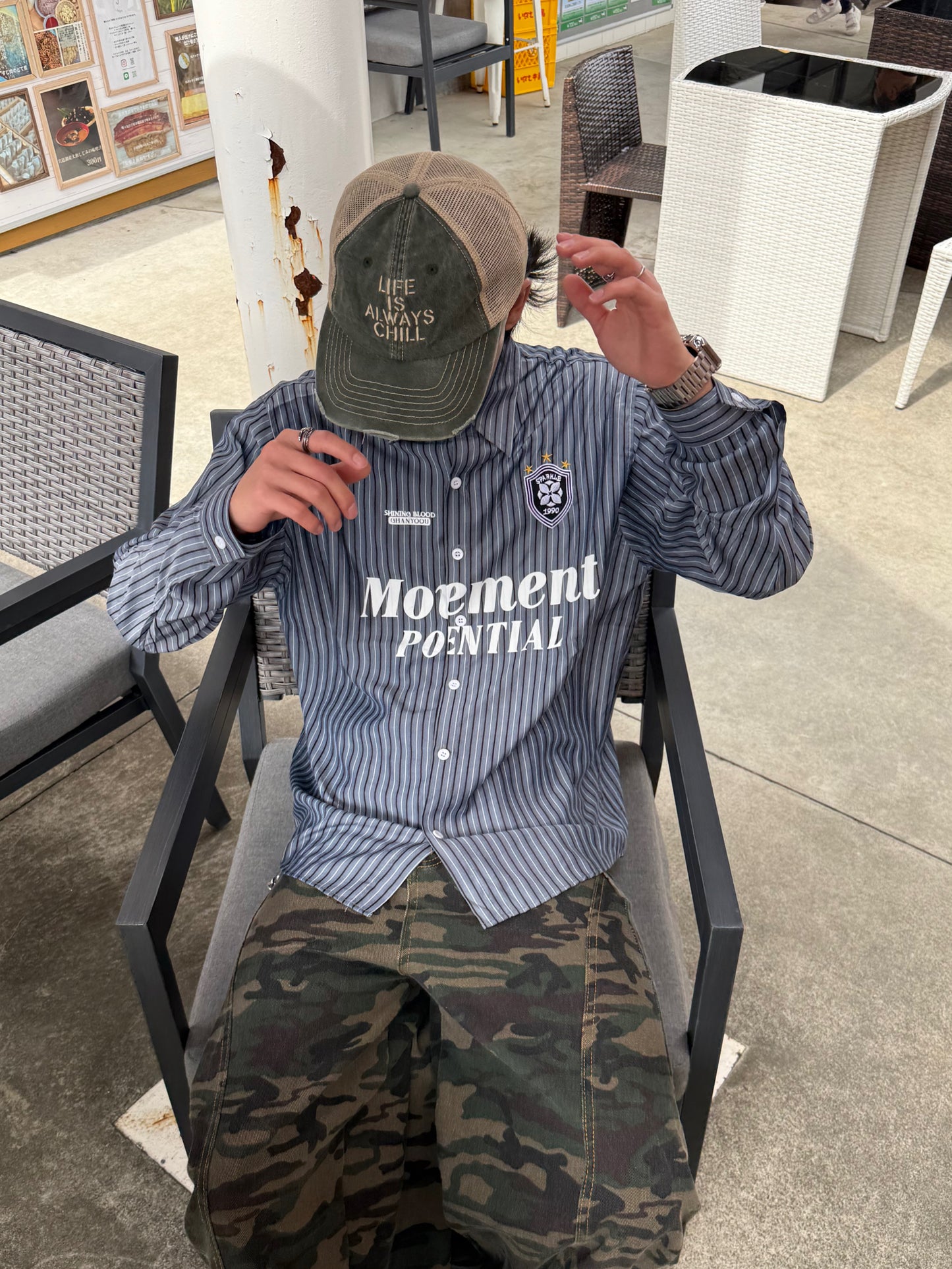 ストリートボーダーシャツ DPB90159