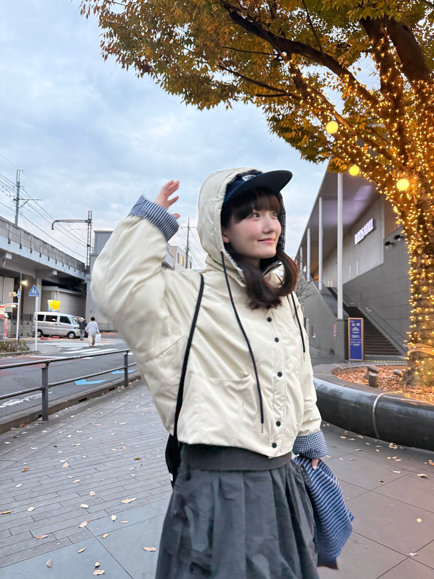 チェックダウンジャケット DPA43716