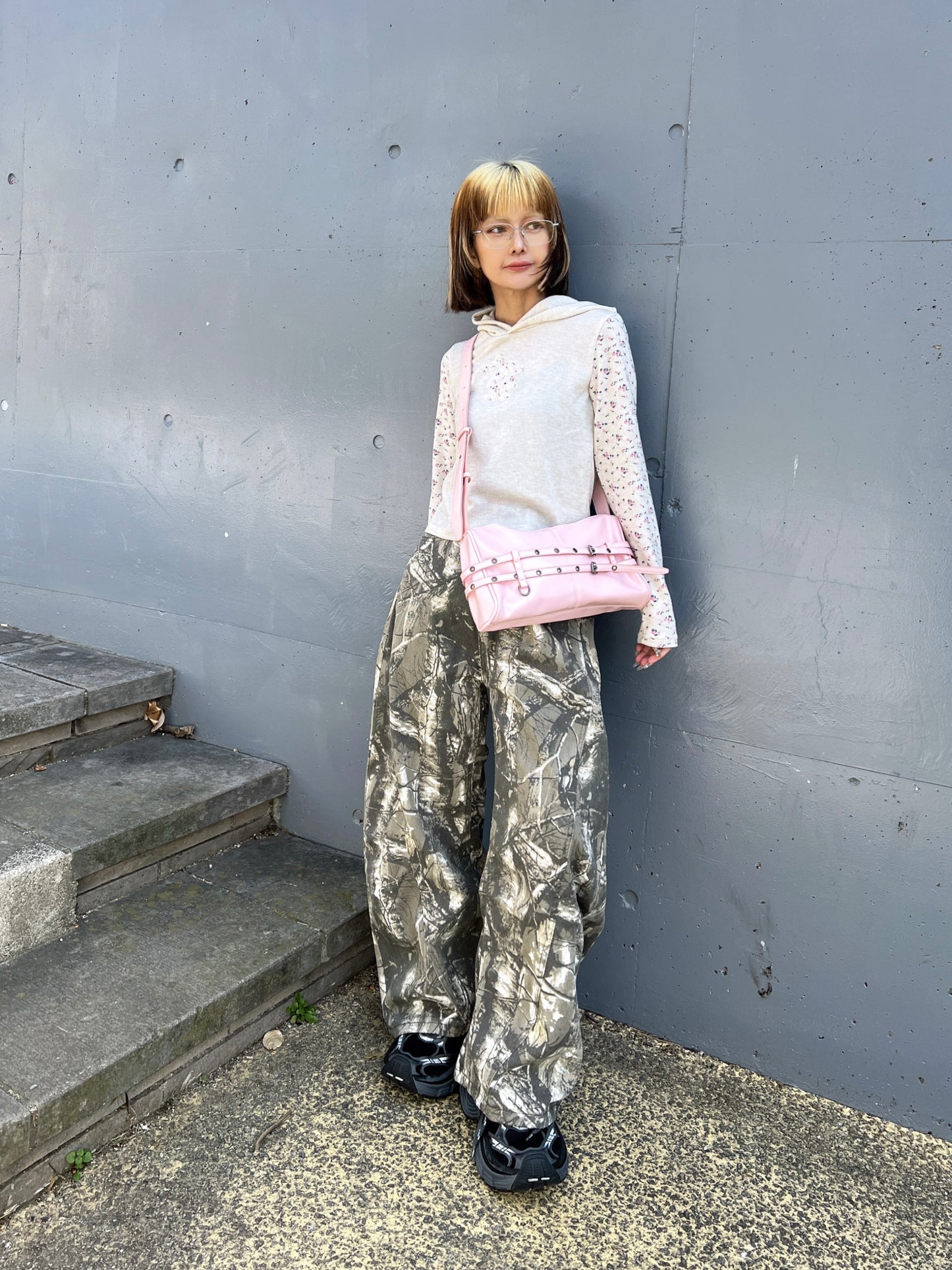 フラワープリントデザインスウェット DPB79242