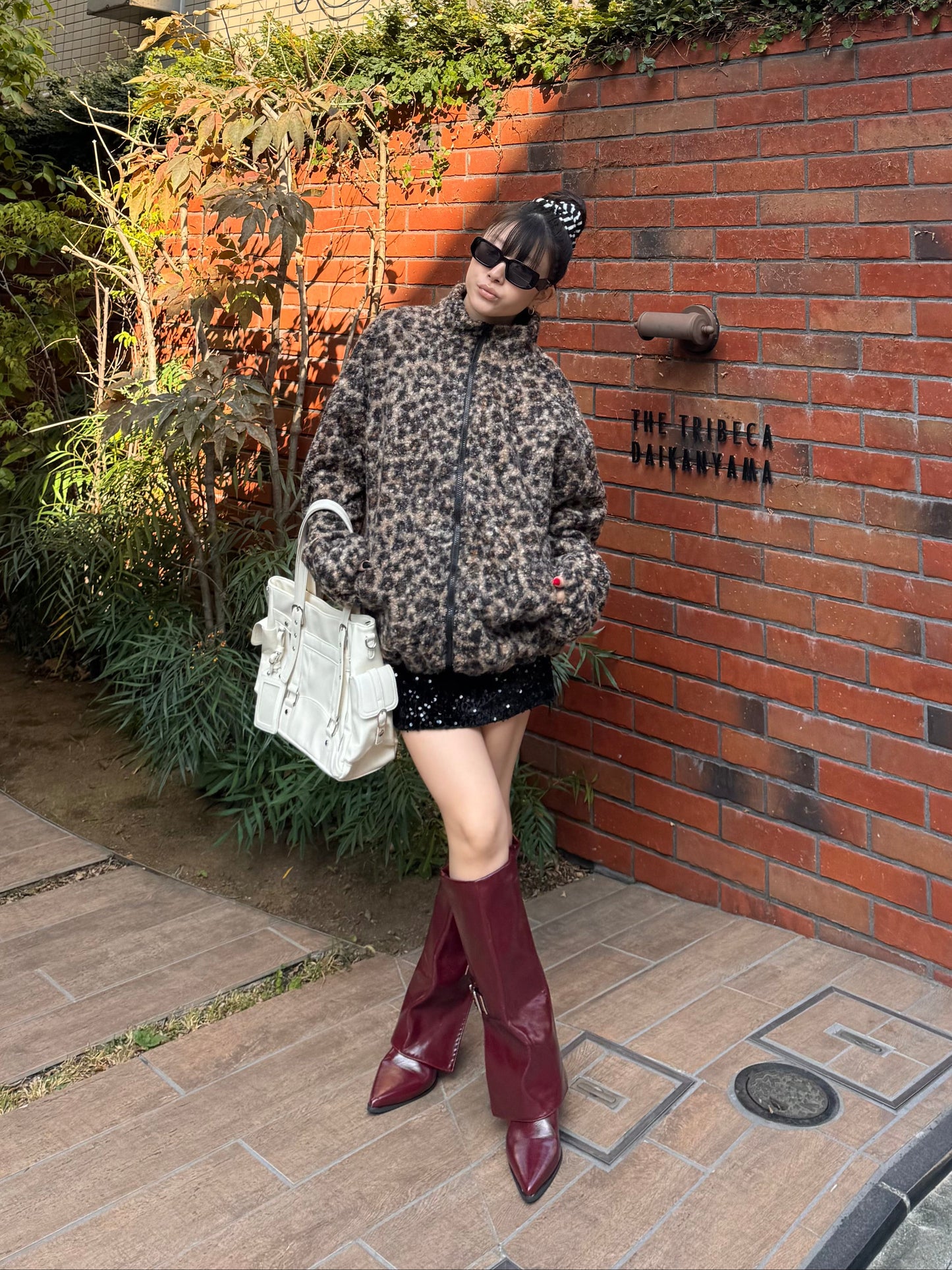 ボルドーバックルブーツ DPB86165