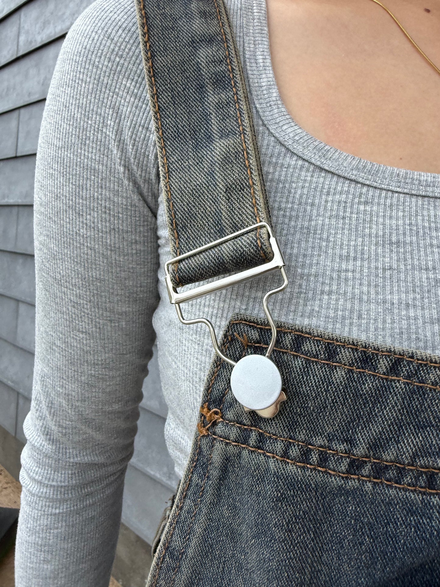 デニムミニサロペット DPB73502