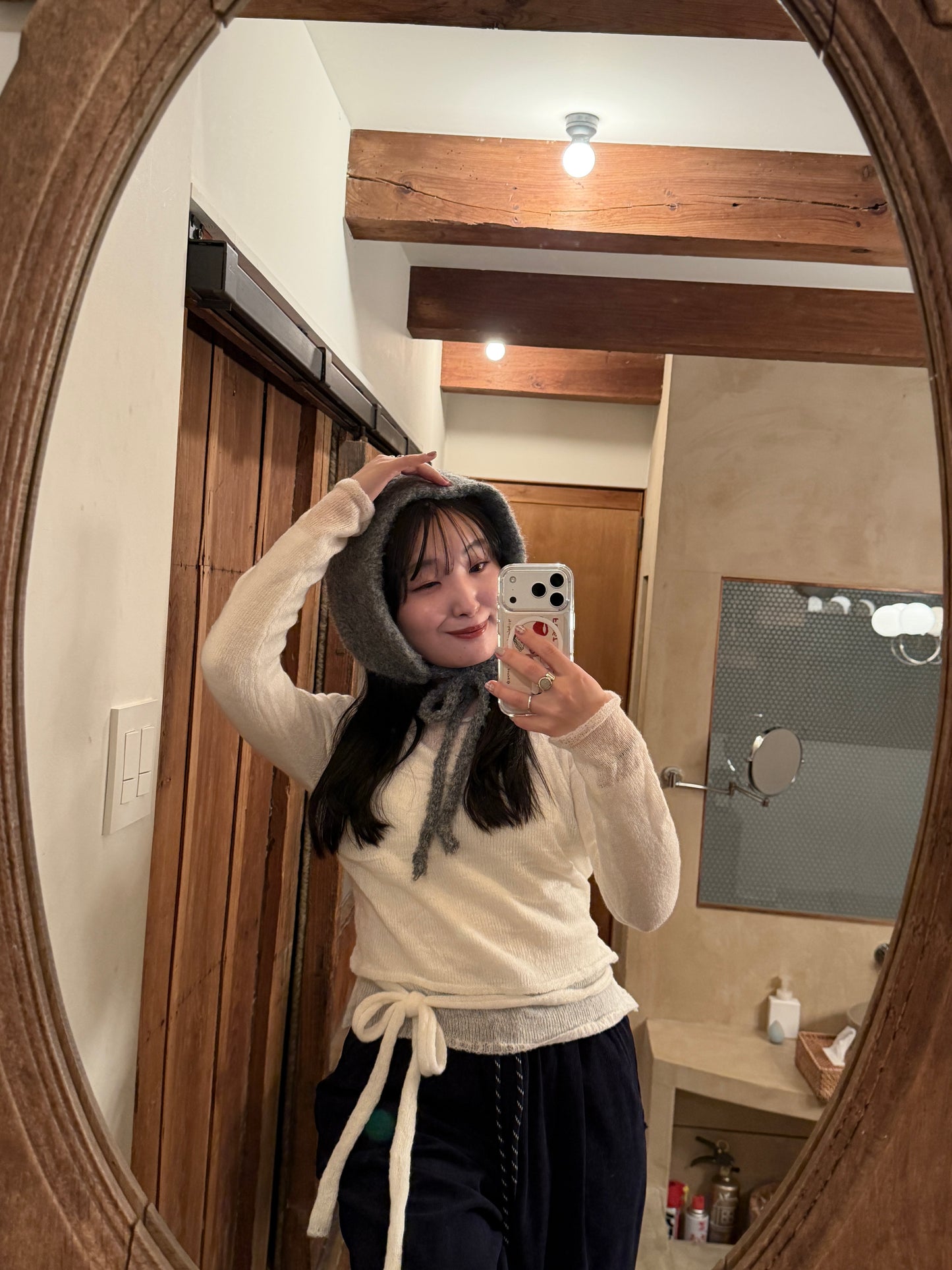 キャミソールレイヤードニットトップス DPB78265