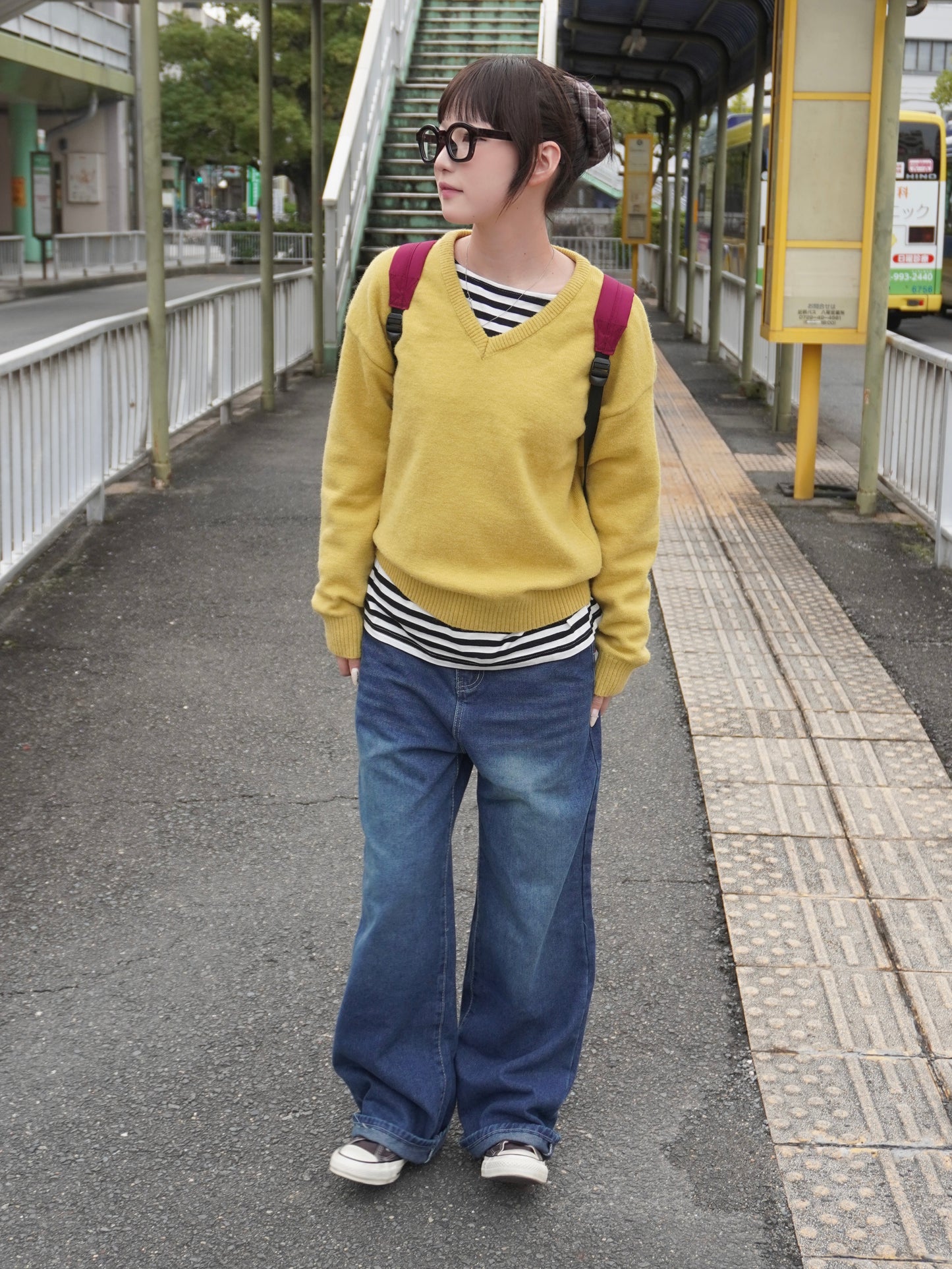 ストレートウォッシュデニムパンツ DPB85346