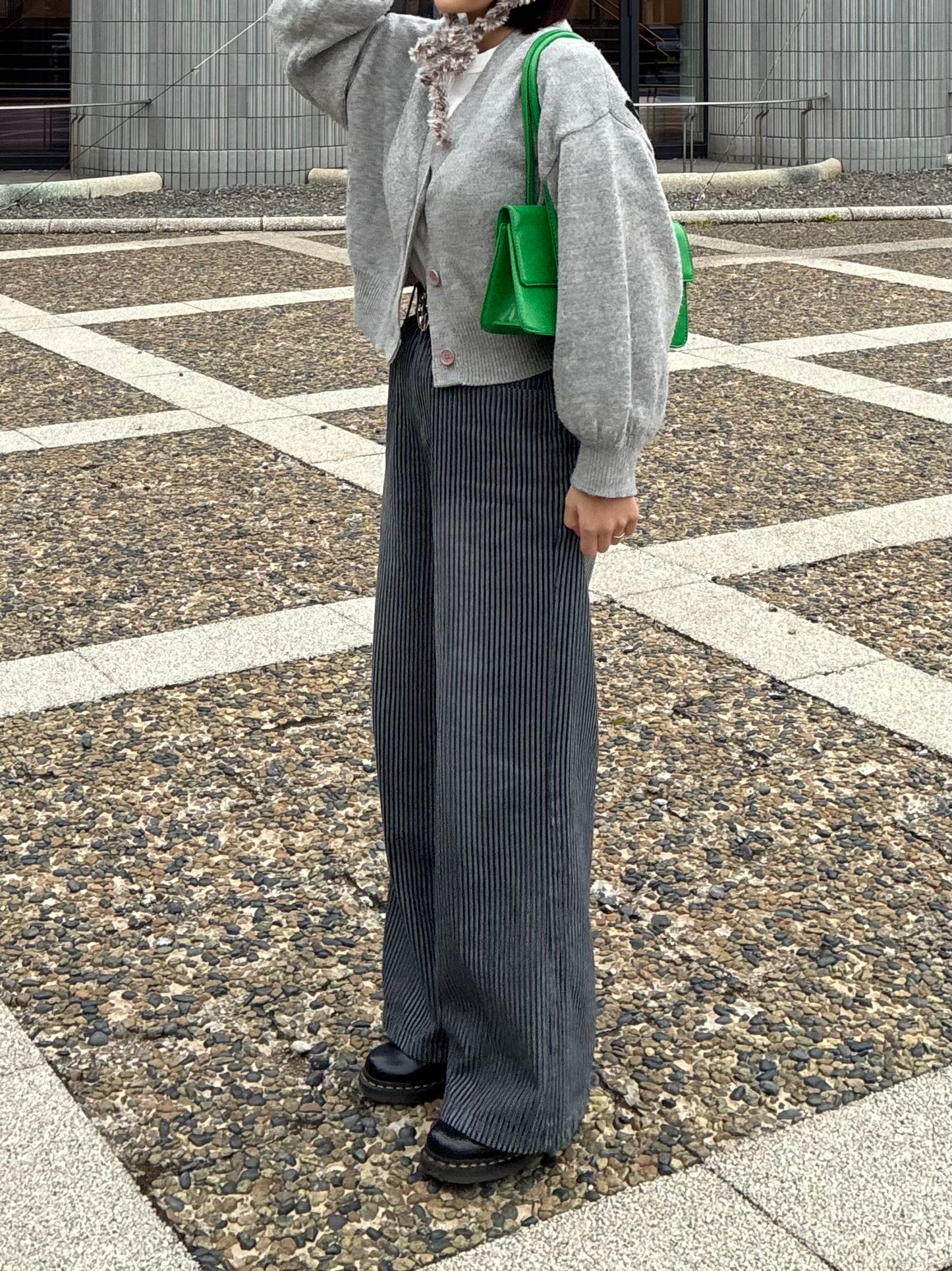 ストライプストレートパンツ DPA61445