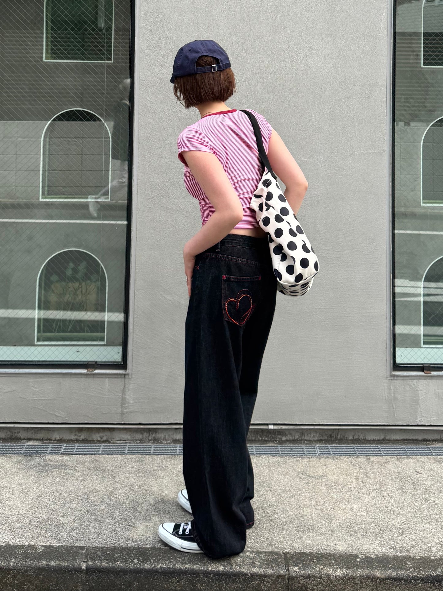 ハートロゴデニムパンツ DPB91121