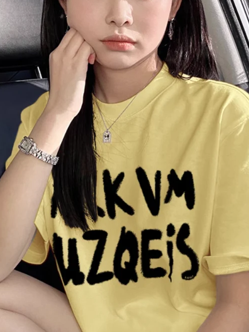 イエローロゴTシャツ DPB71774