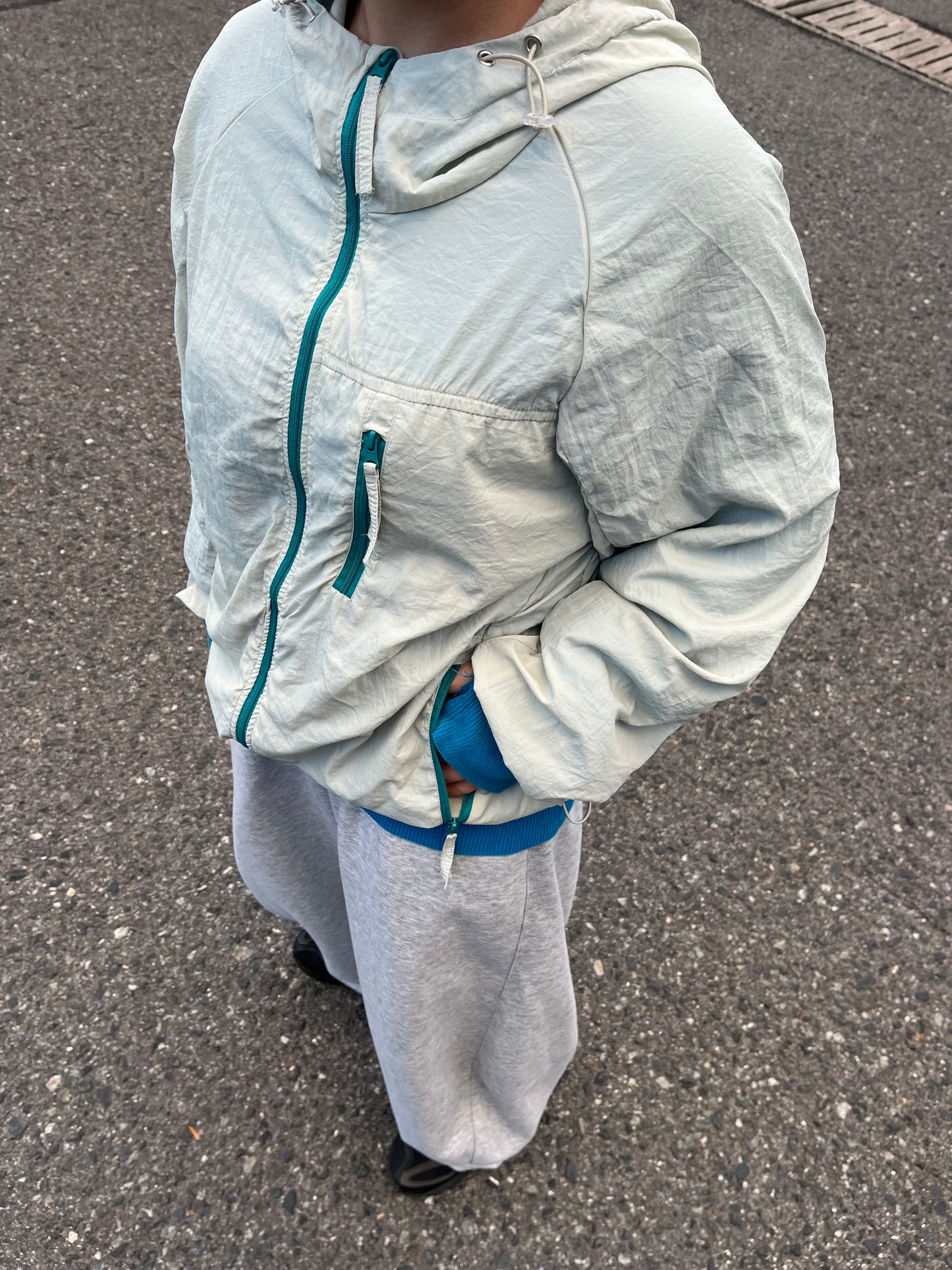 バイカラーアノラックパーカー DPB97031