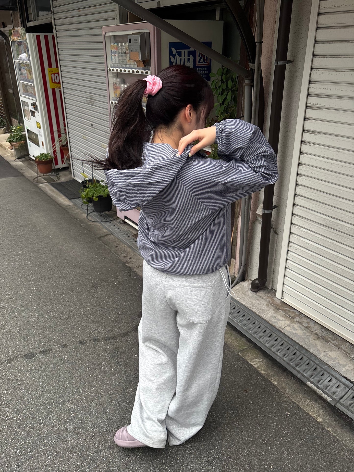 ストライプマウンテンパーカー DPB89081