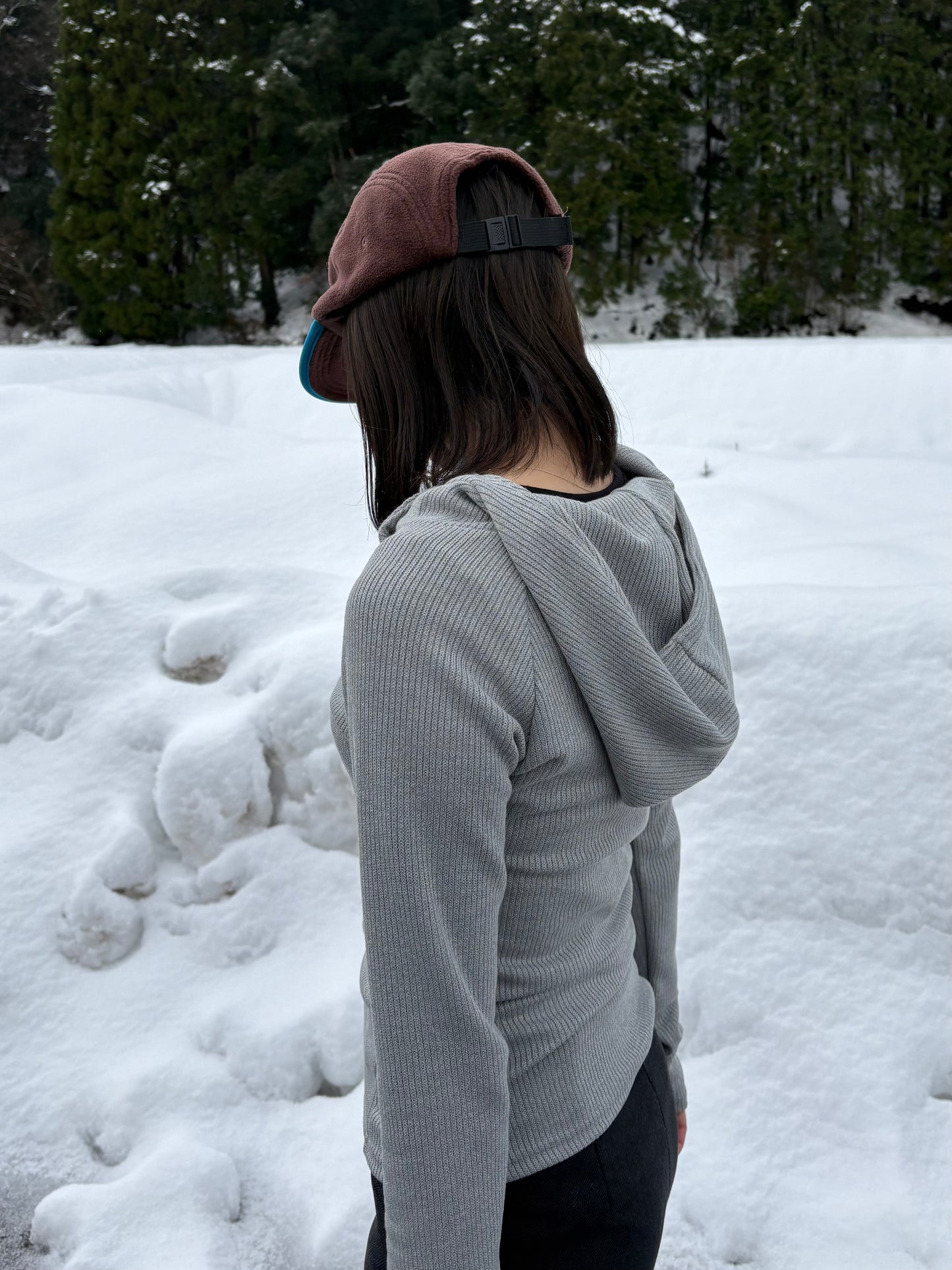 ネックポイントリブニット DPB99041