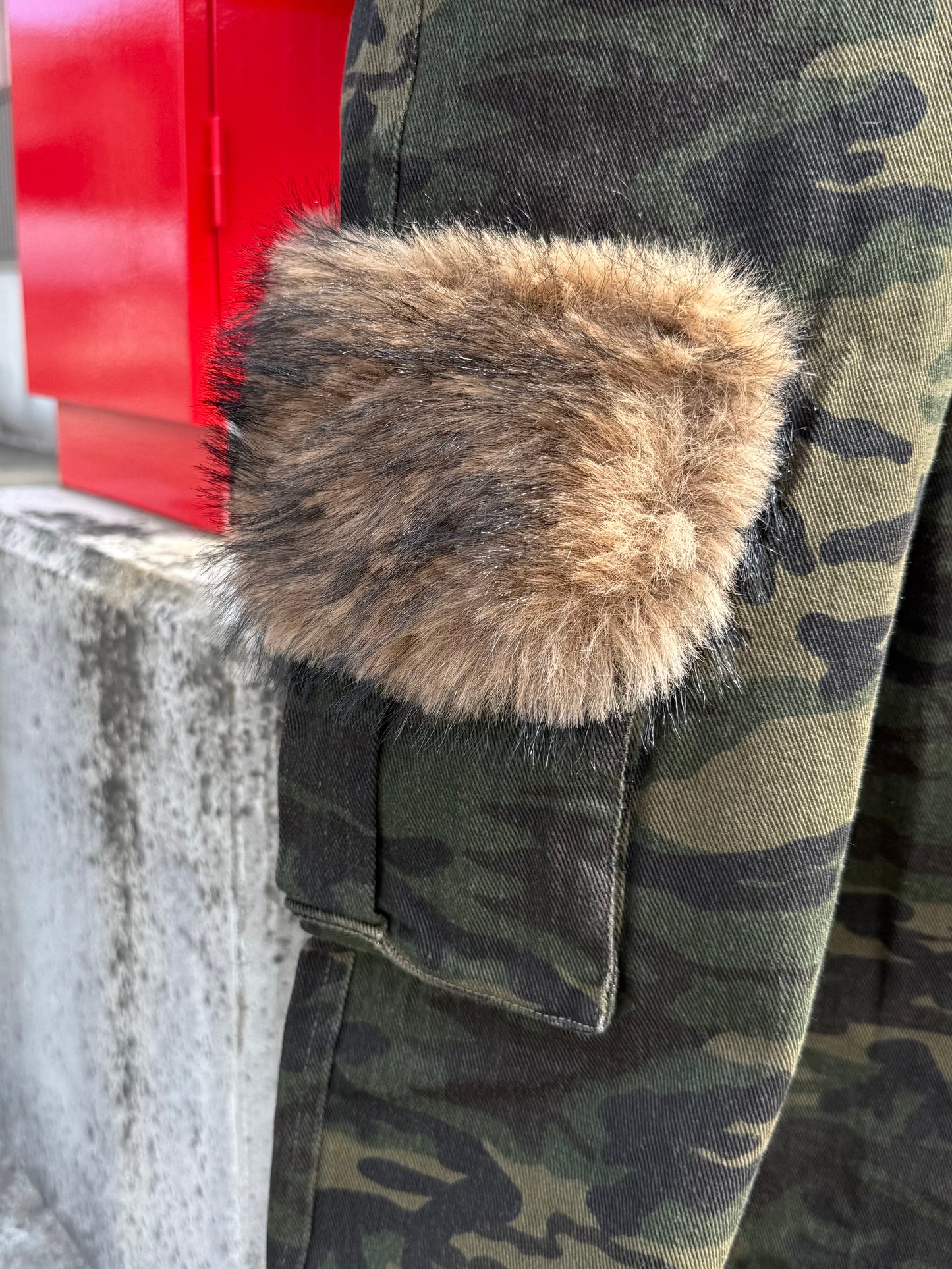 ポイントカモフラファーパンツ DPB73504