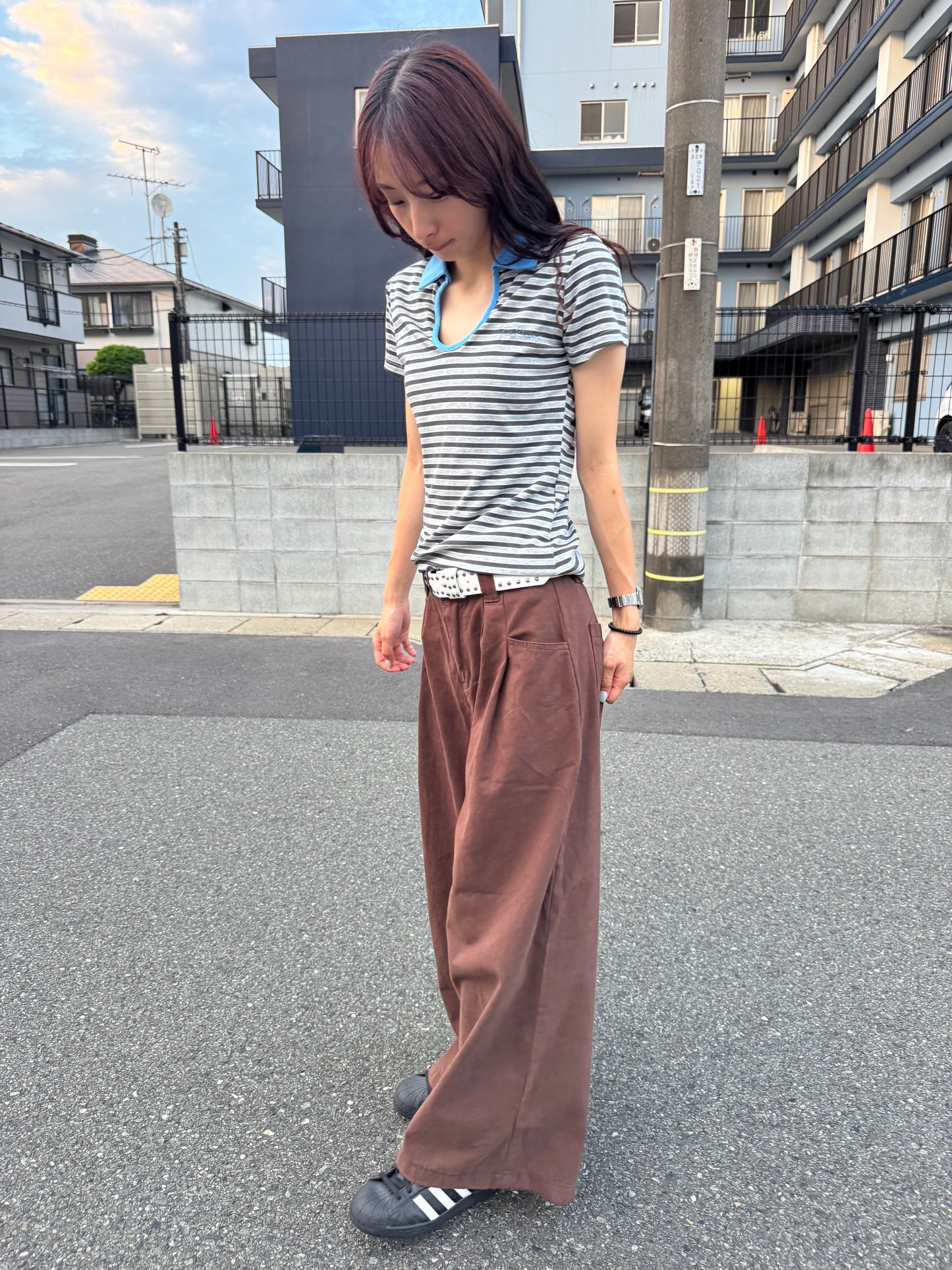 ボーダーポロTシャツ DPC07034