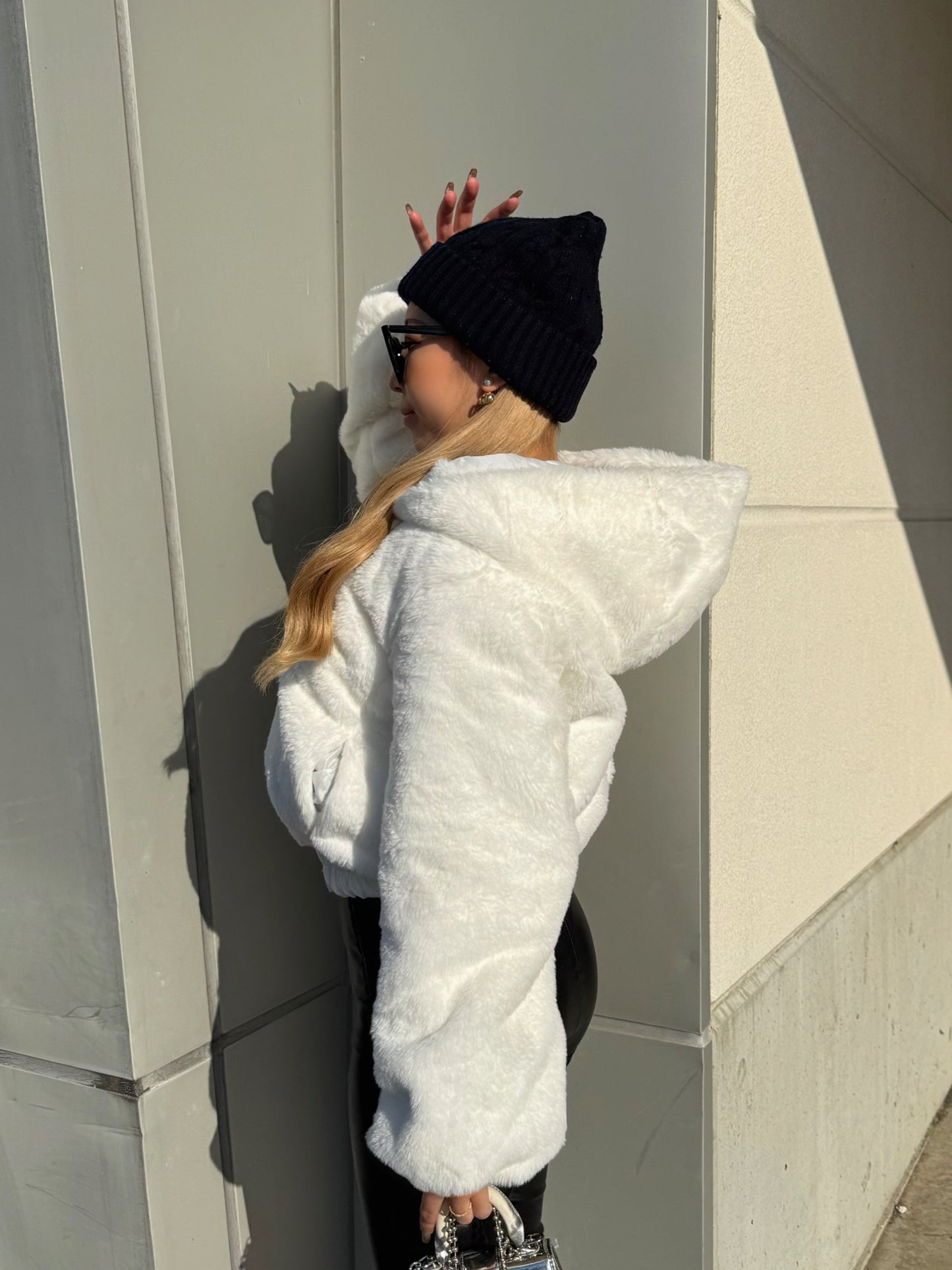 フード付きファージャケット DPB73491