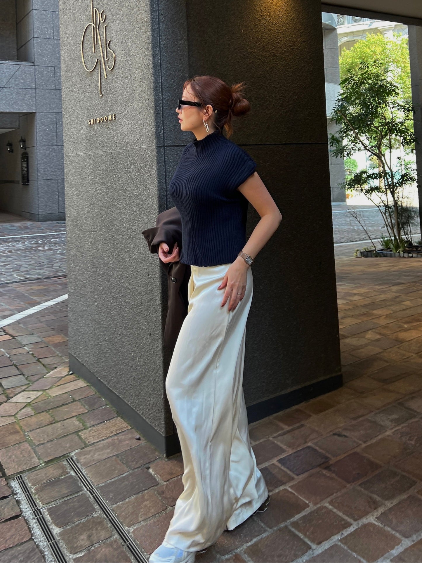 ボトルネックリブニット DPB56368