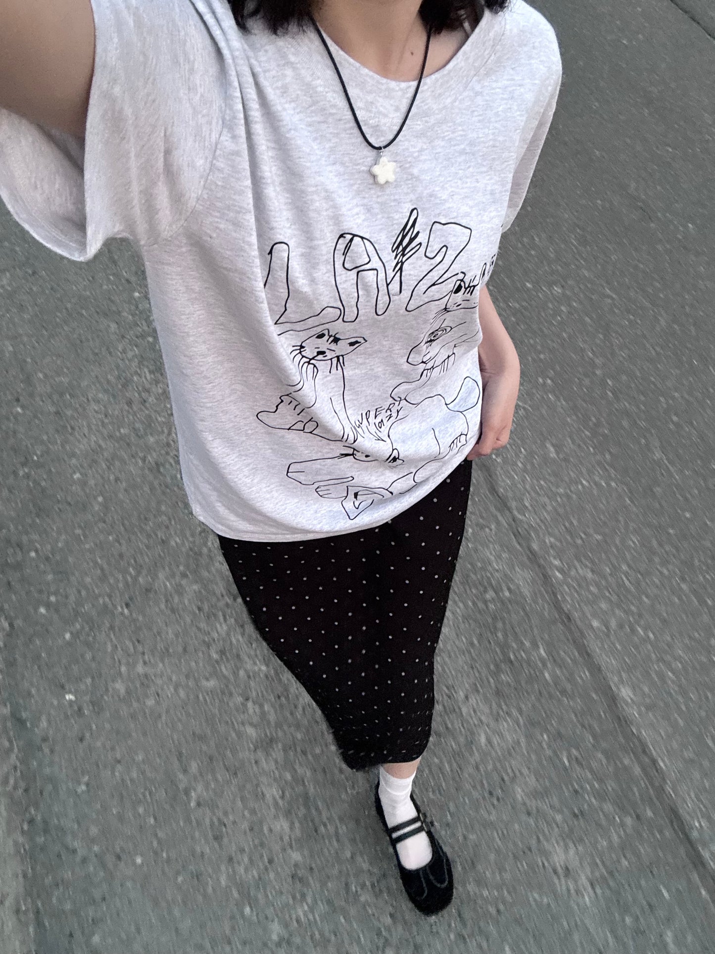 オヒルネキャットTシャツ DPC03055