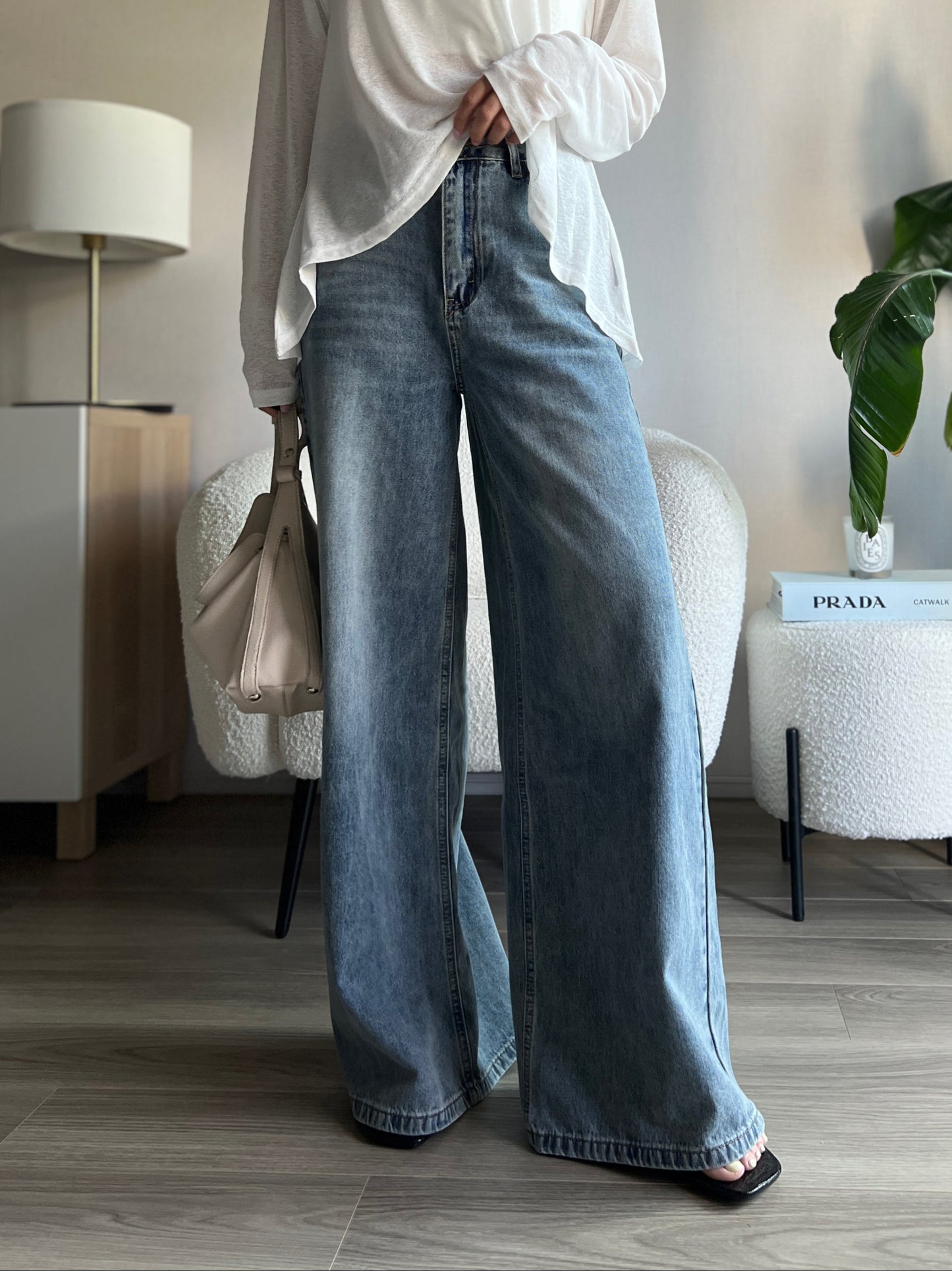 ワイドデニムパンツ DPB56282