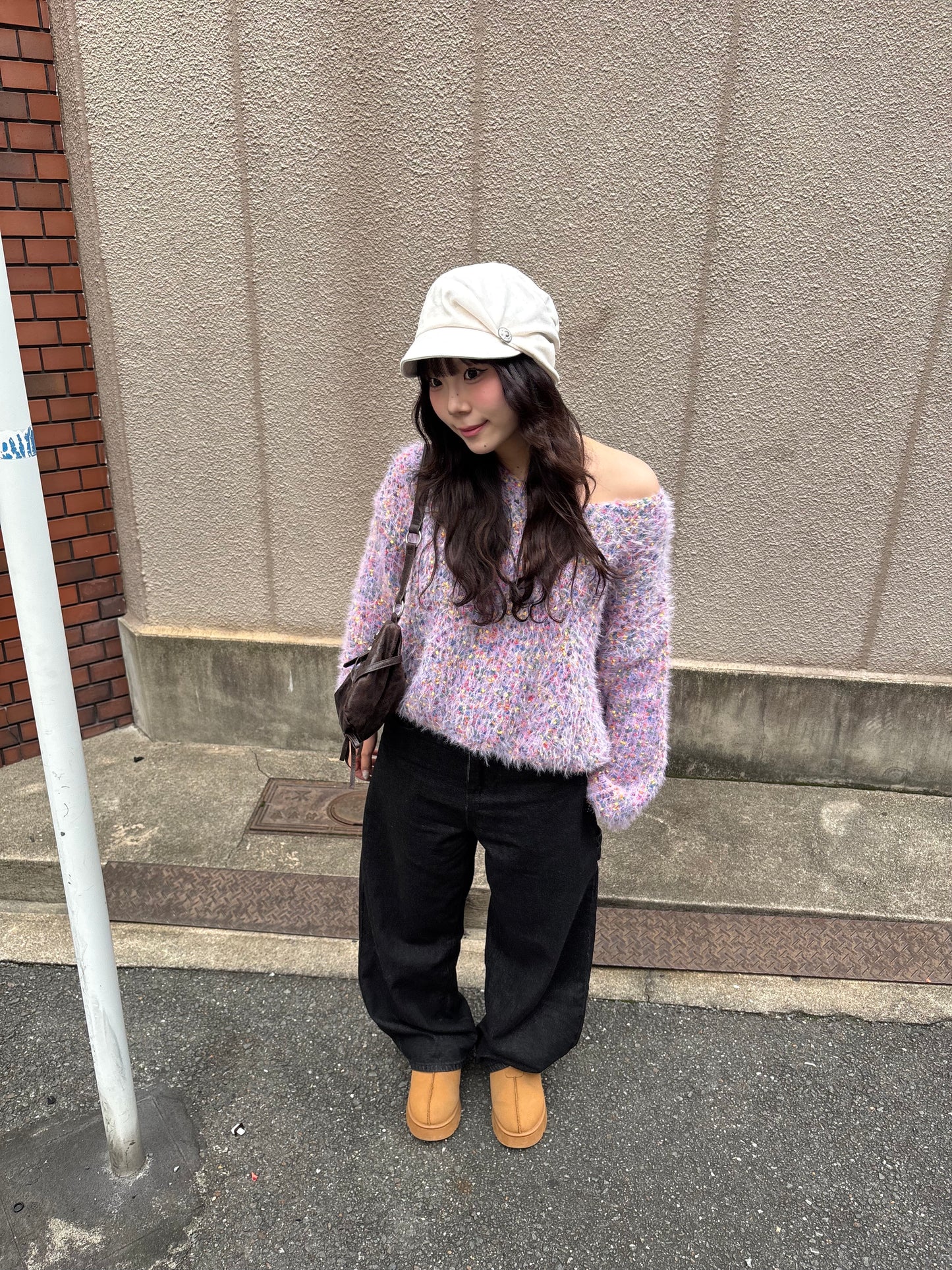 バッククロスオーバーデニムパンツ DPB89147