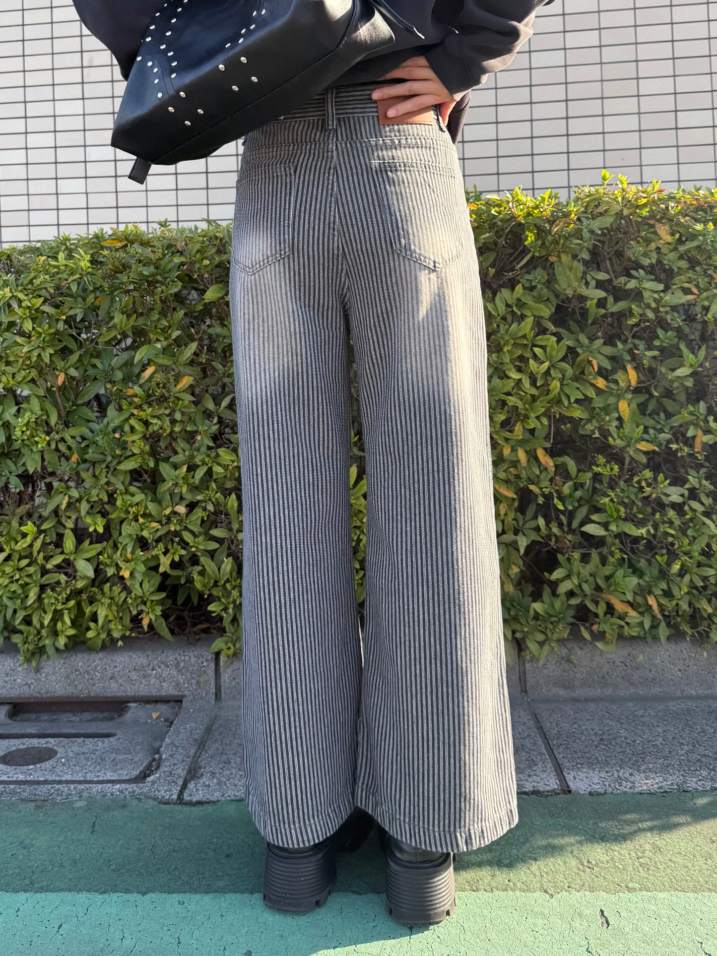 ストライプストレートパンツ DPB93086
