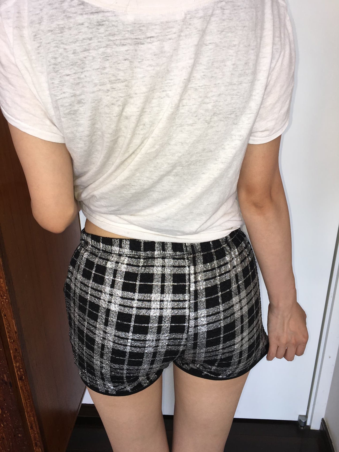 チェックショートパンツ DPC09075
