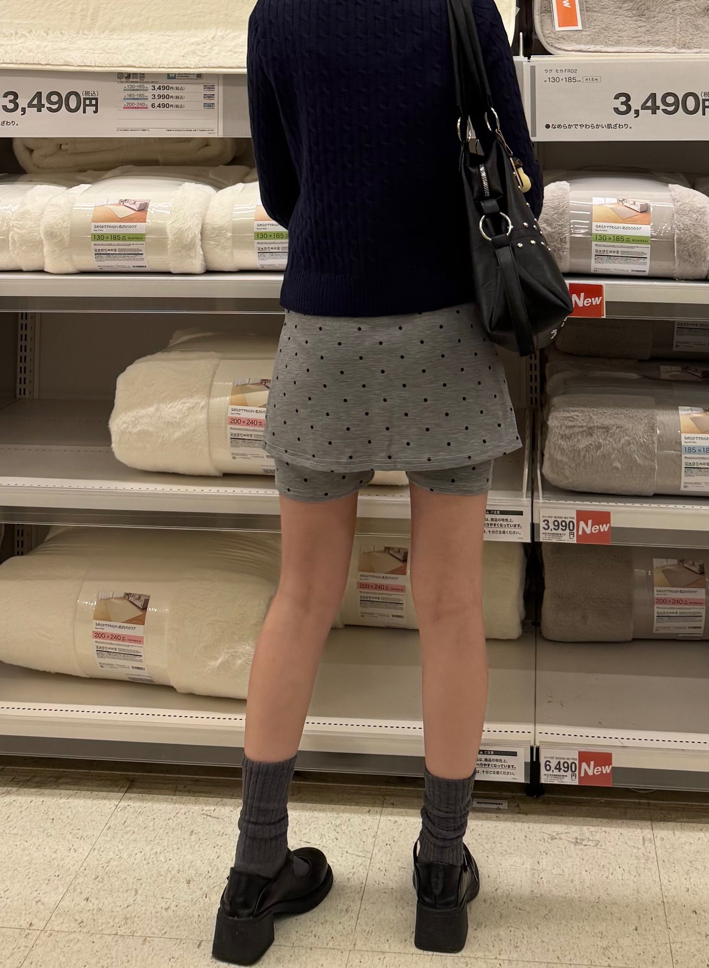 ドットスカートパンツ DPB93075