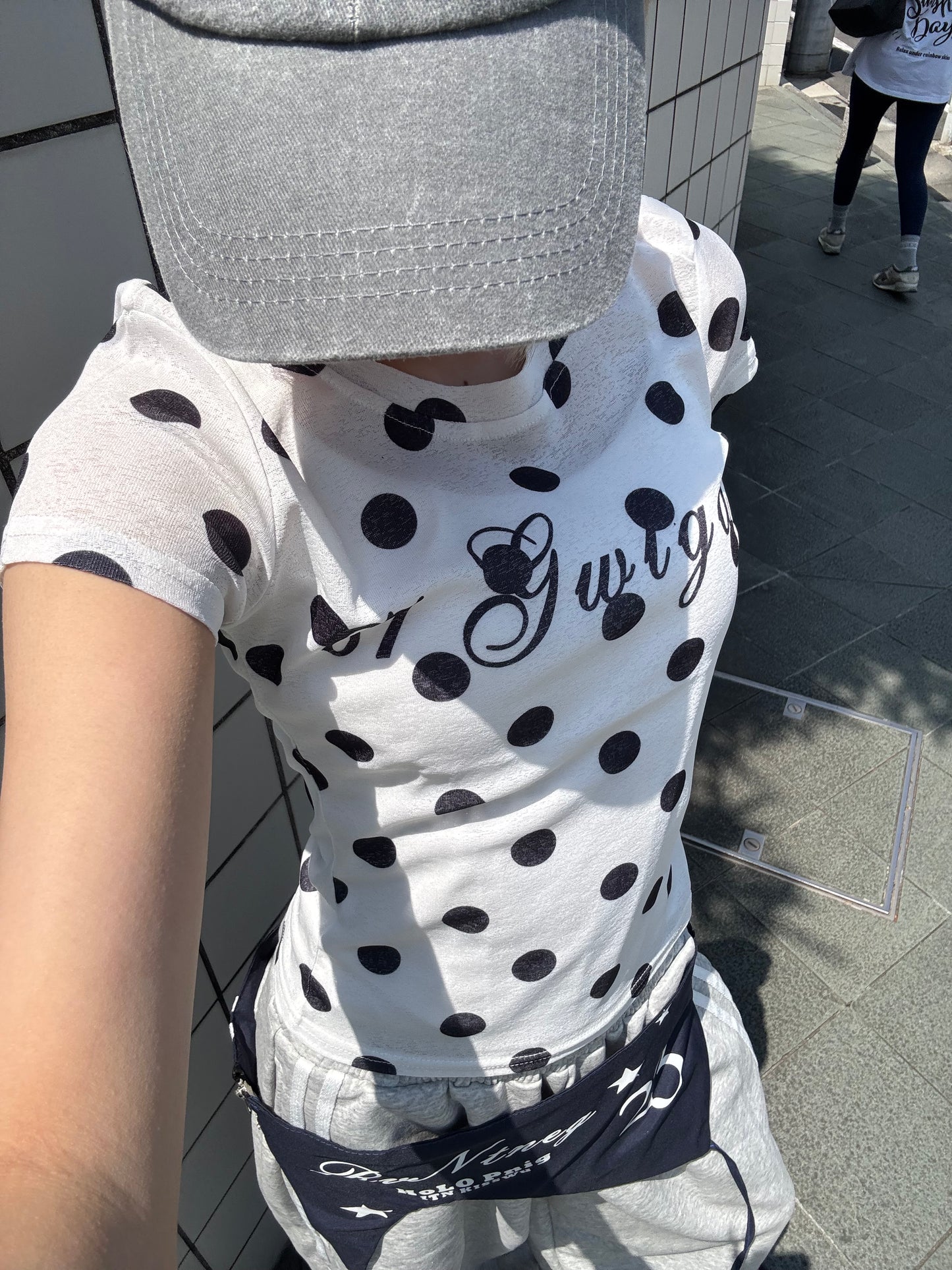 ドットナンバーミニTシャツ DPB86282